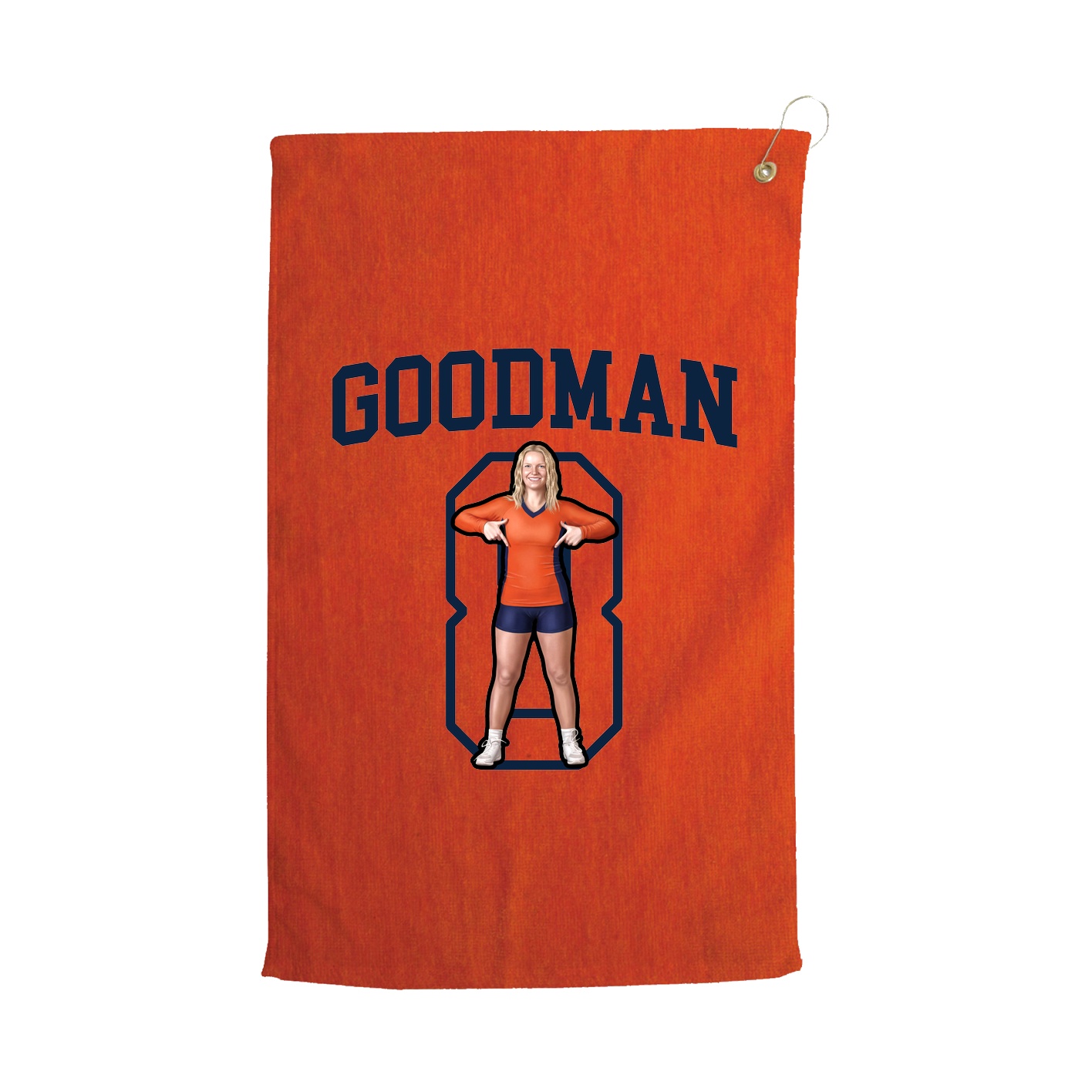 Golf Towel — Shirsey in Orange