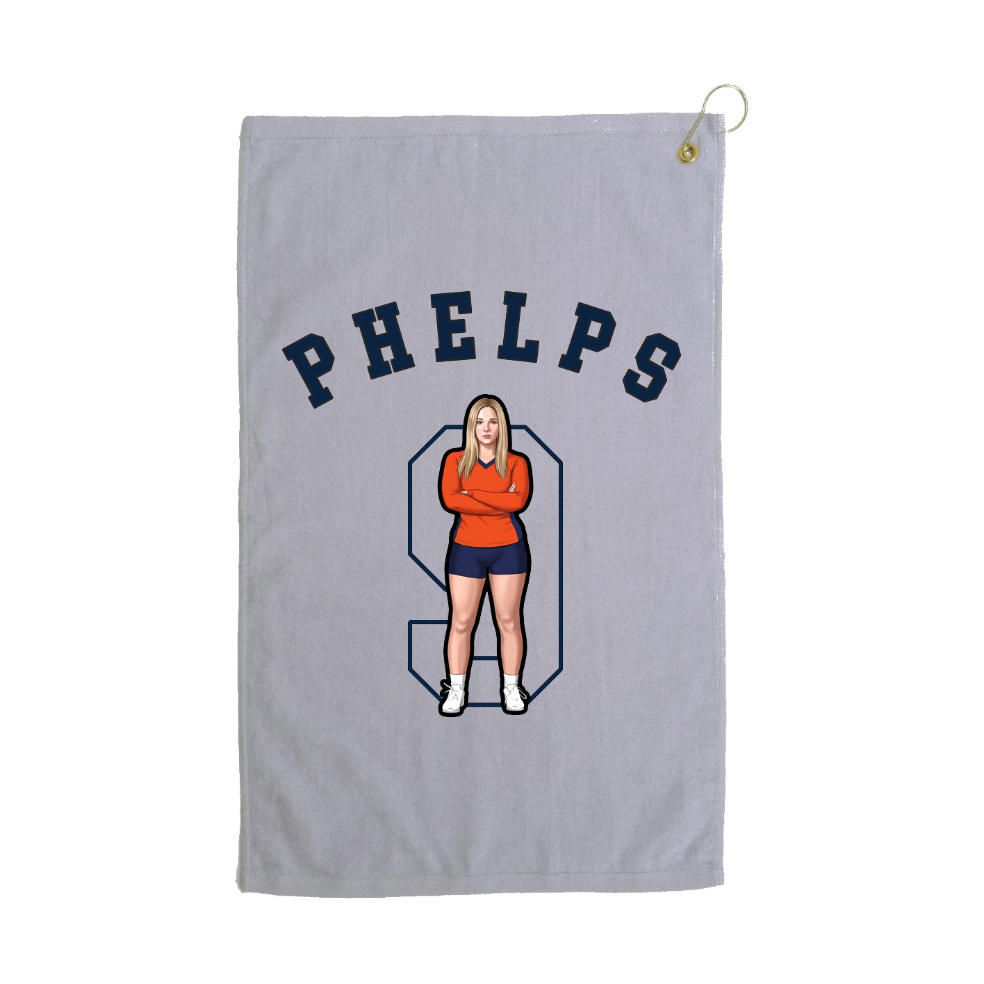 Golf Towel — Shirsey Arch in Grey