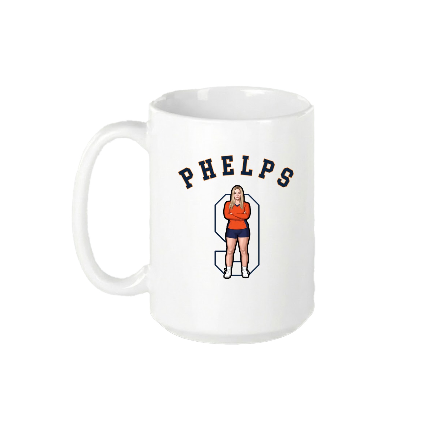 15oz Coffee Mug — Shirsey Arch in White