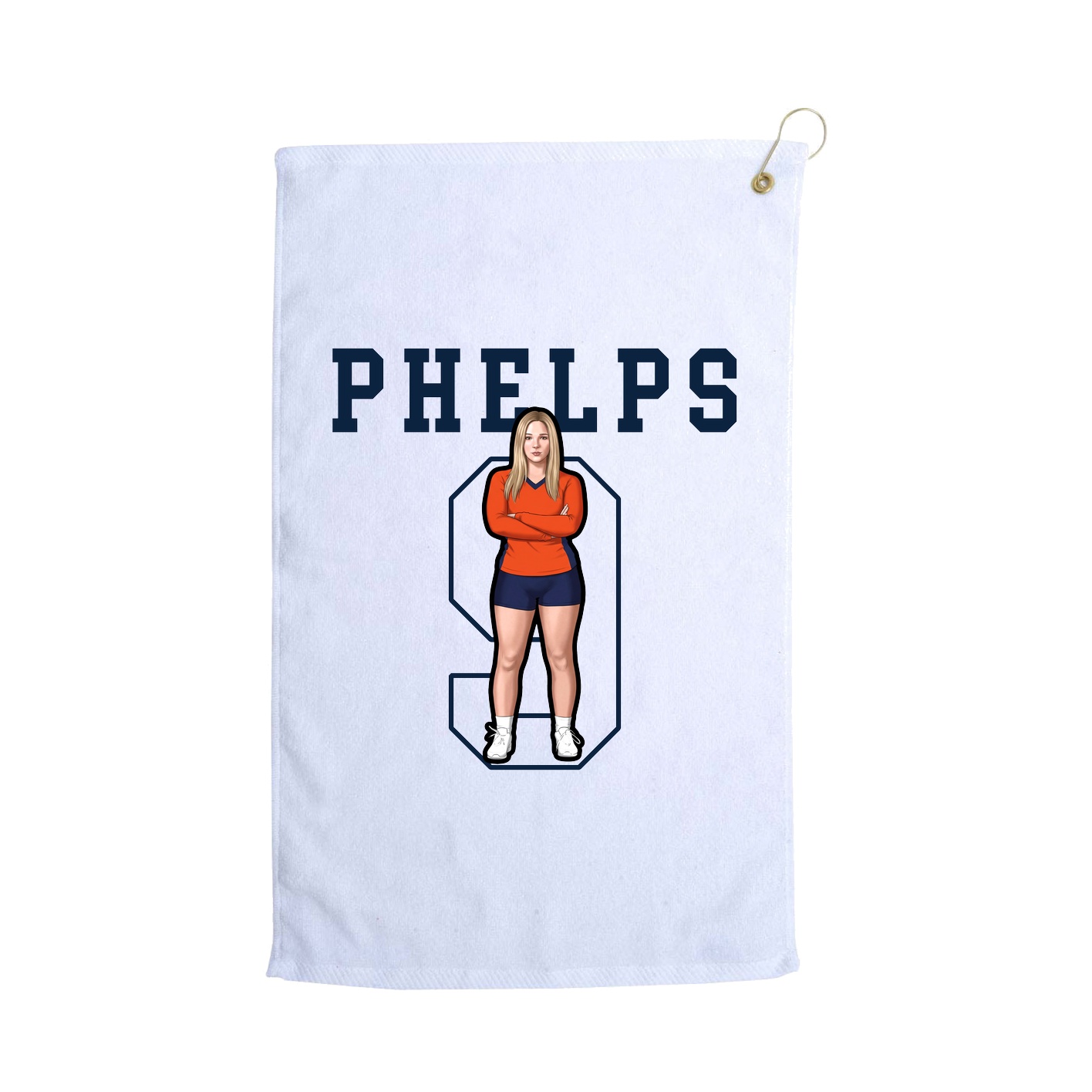 Golf Towel — Shirsey in White