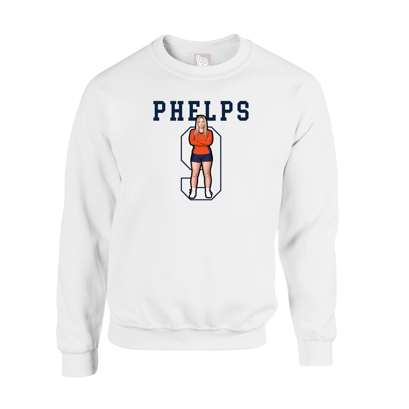 Fleece Crew — Shirsey in White