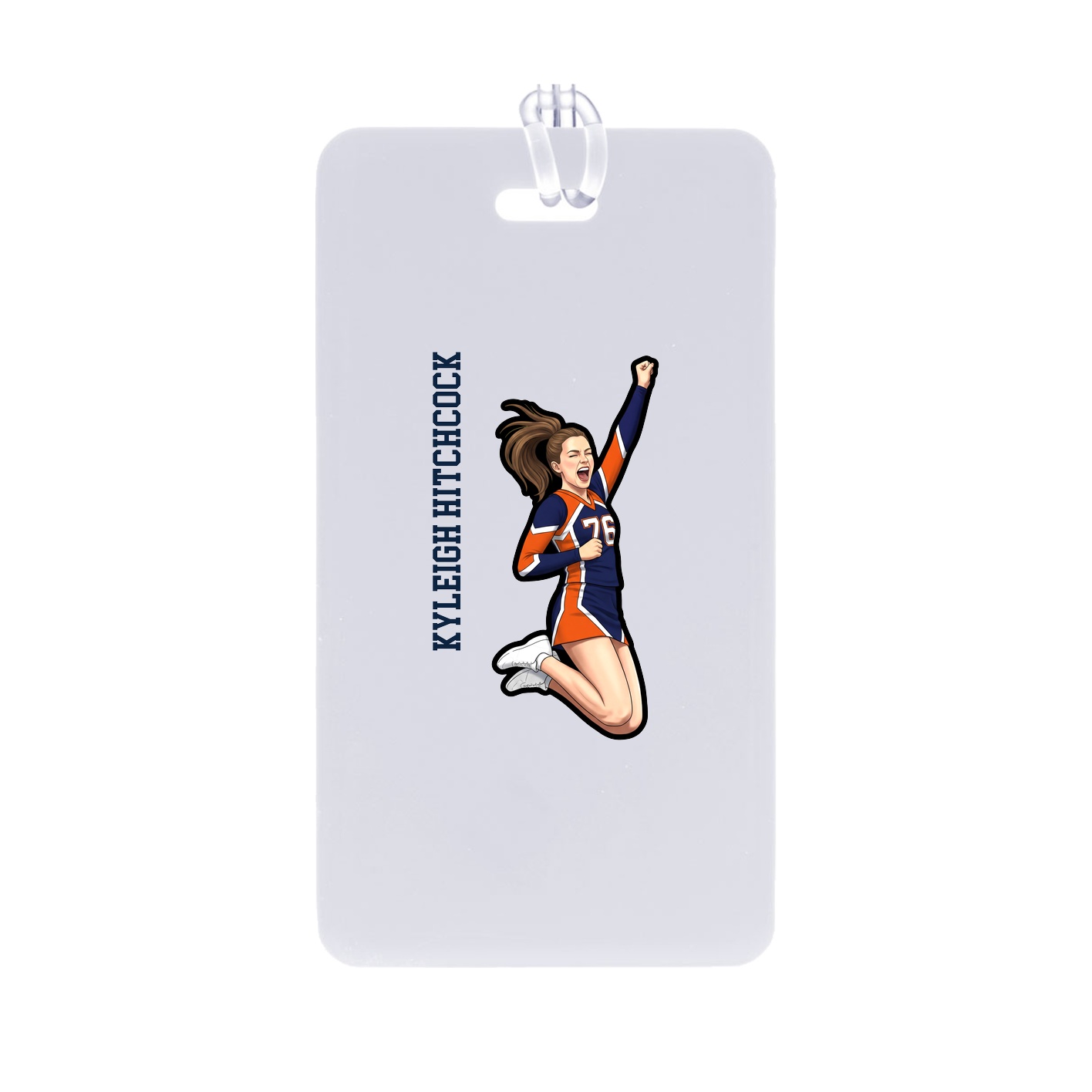 Bag Tag — Name Vertical in Classic