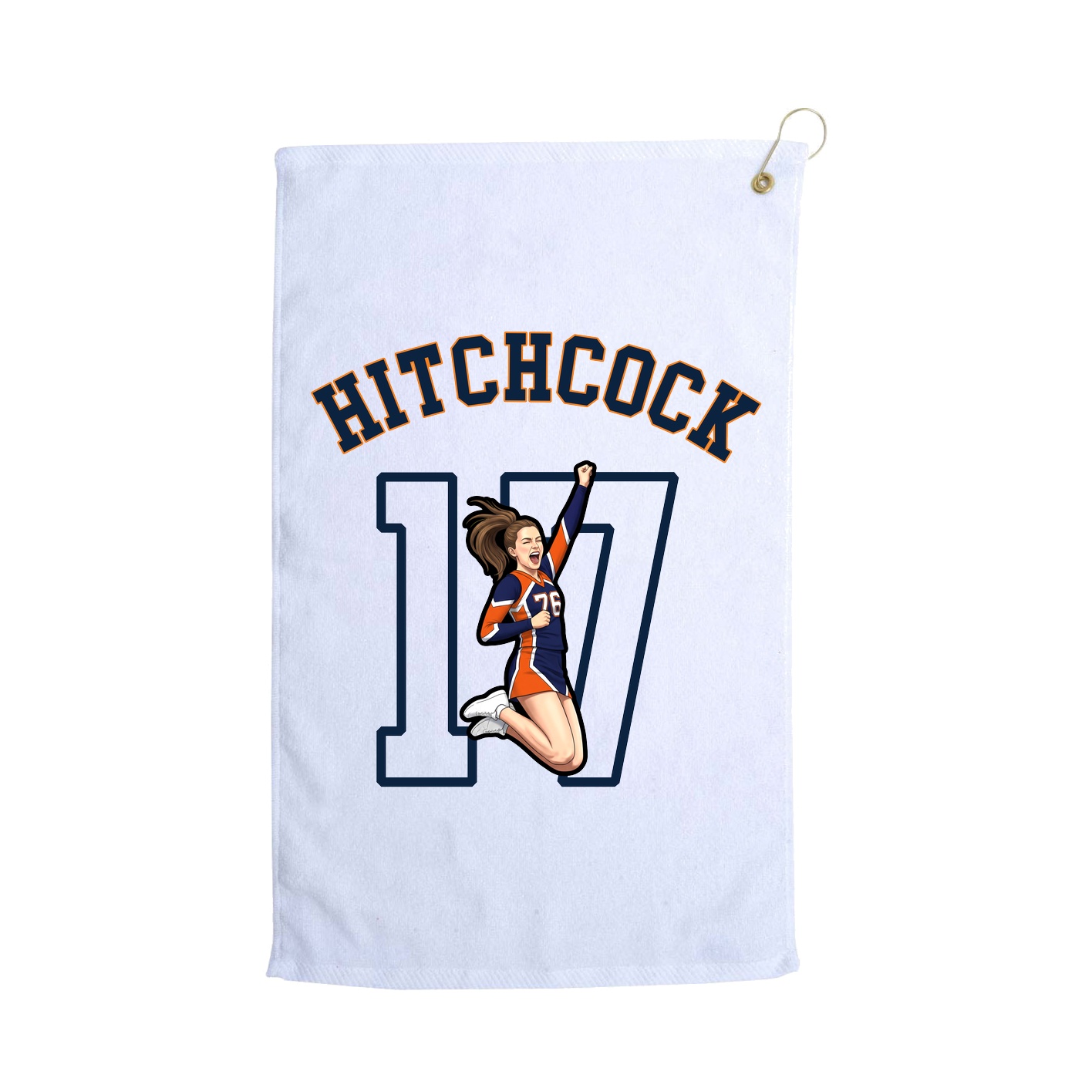 Golf Towel — Shirsey Arch in White