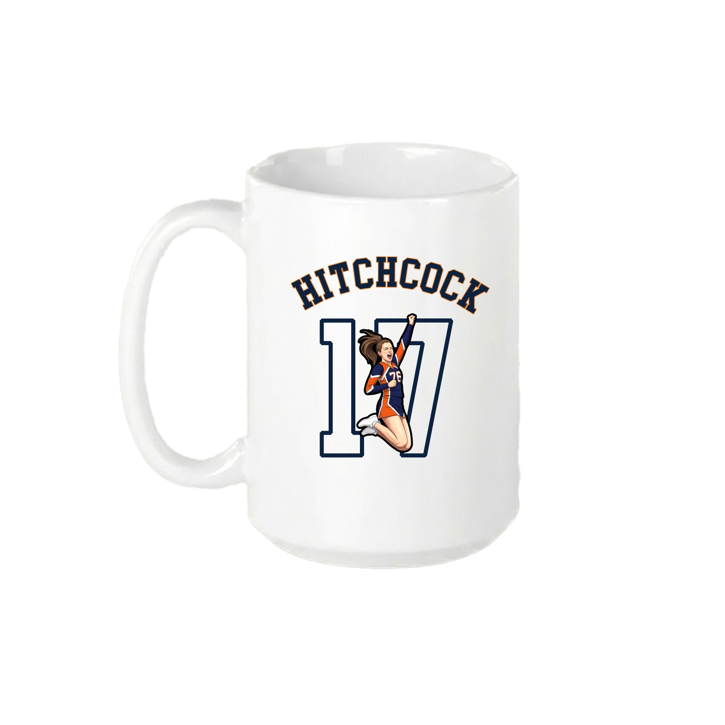 15oz Coffee Mug — Shirsey Arch in White