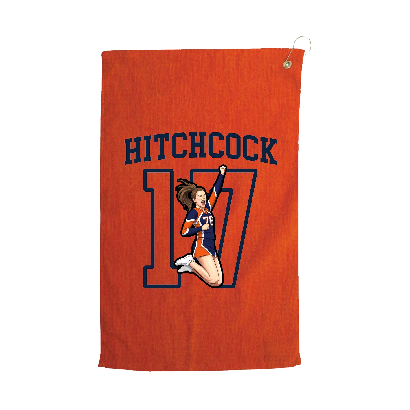Golf Towel — Shirsey in Orange