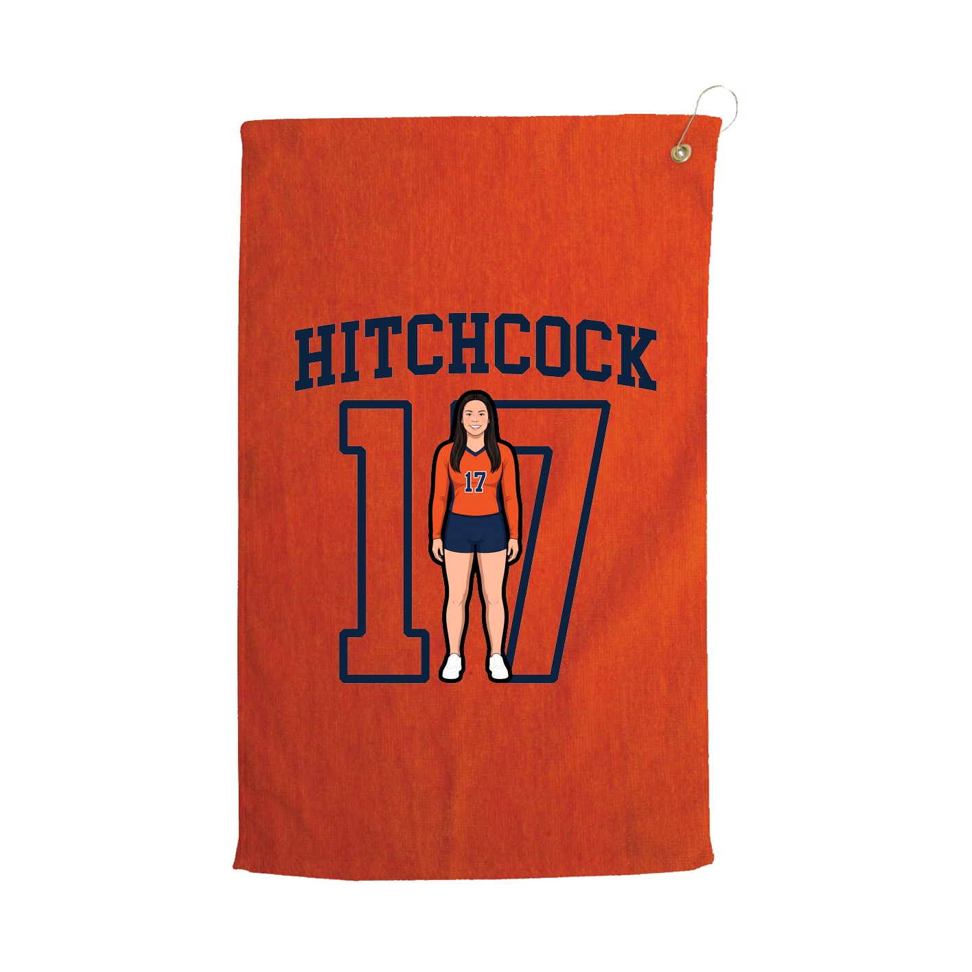 Golf Towel — Shirsey in Orange