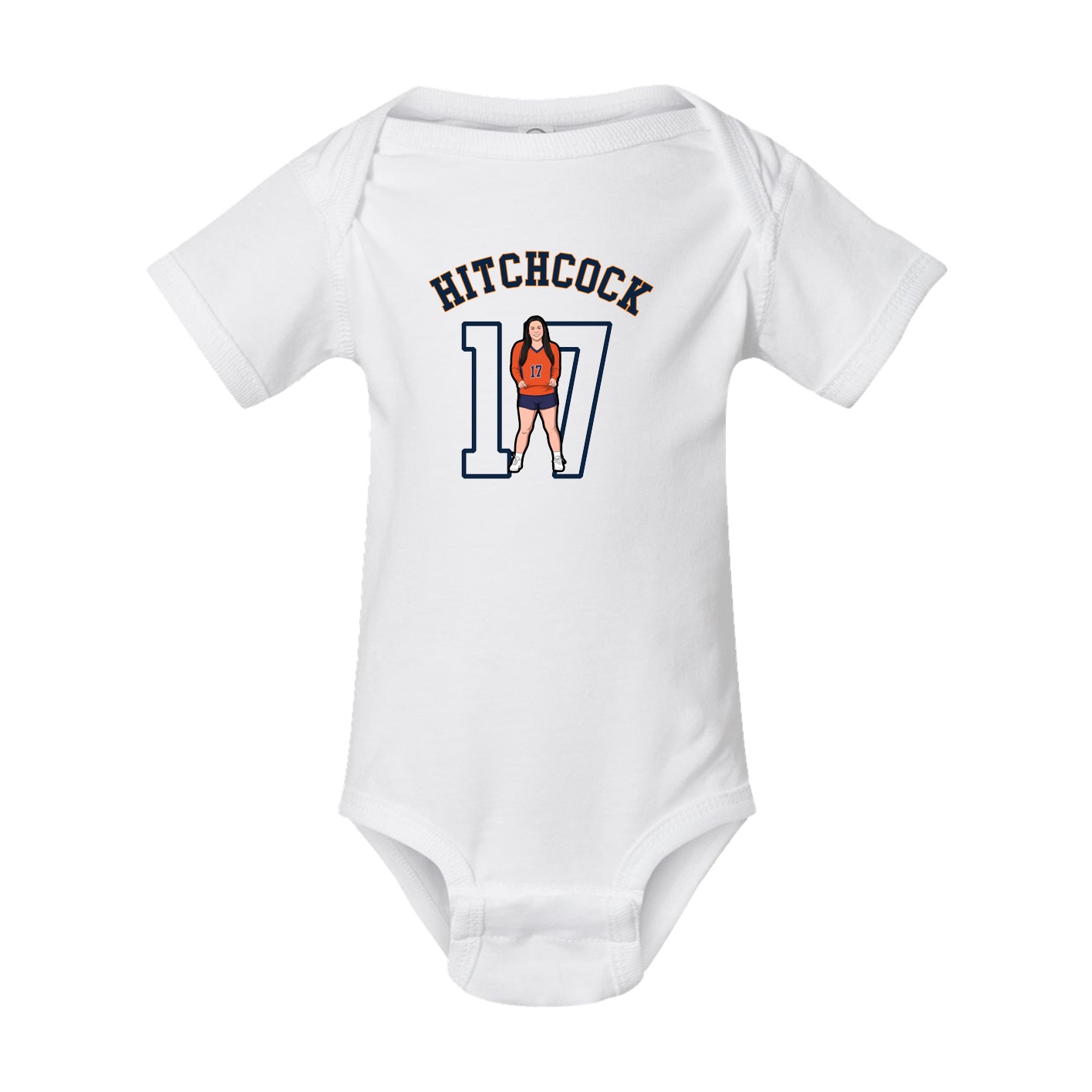 Baby Onesie — Shirsey Arch in White