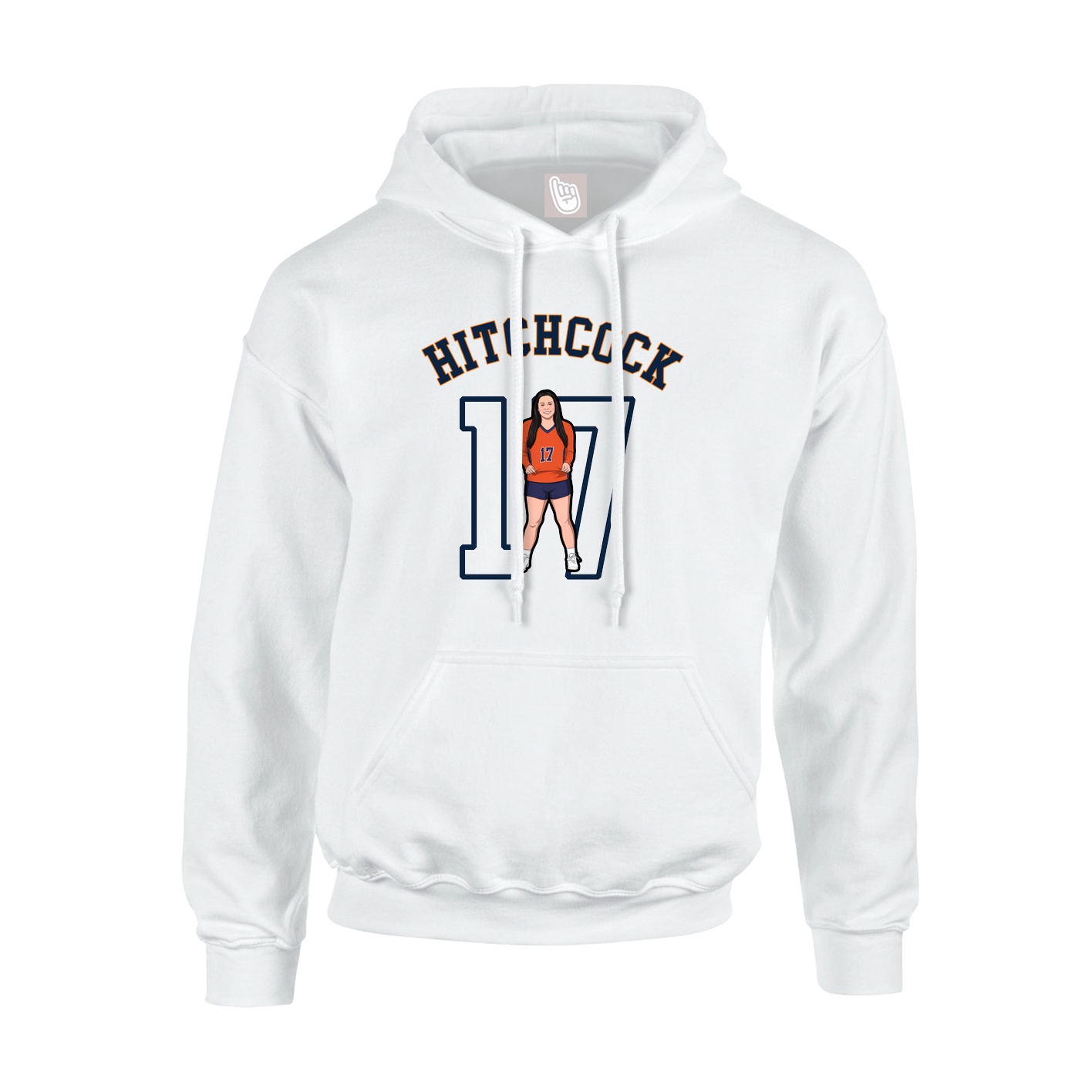 Youth Hoodie — Shirsey Arch in White