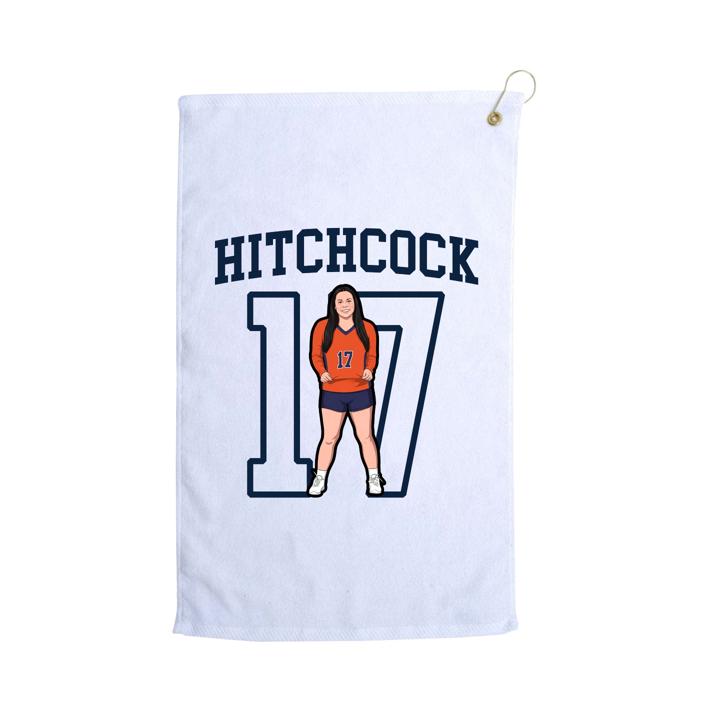 Golf Towel — Shirsey in White
