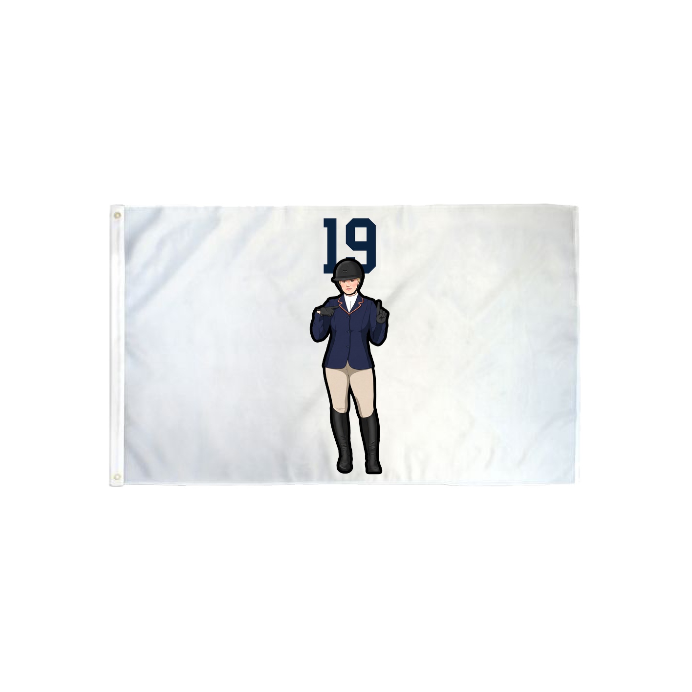 3x5 Flag — Number Top in Classic