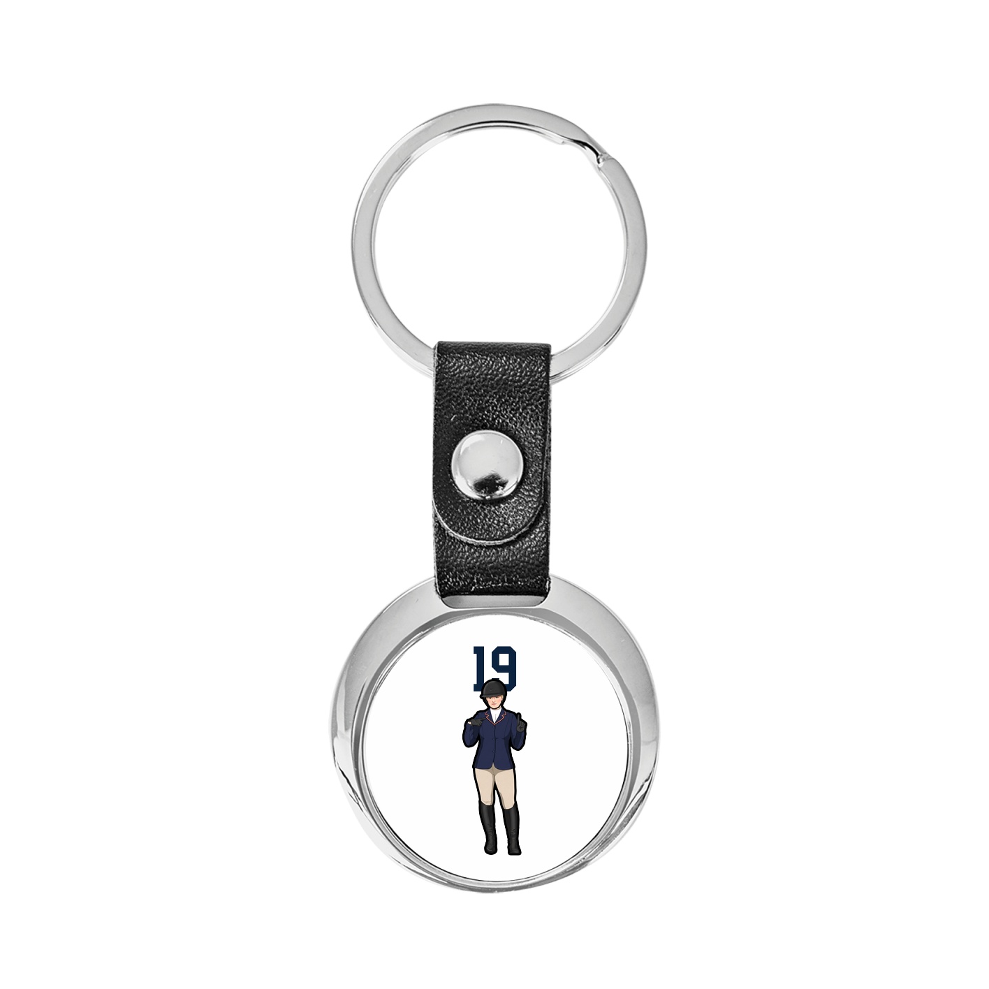 Key Chain — Number Top in Classic