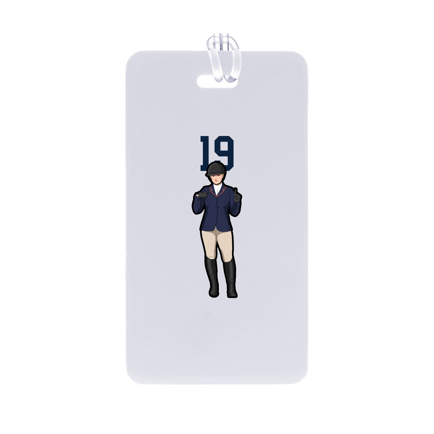 Bag Tag — Number Top in Classic