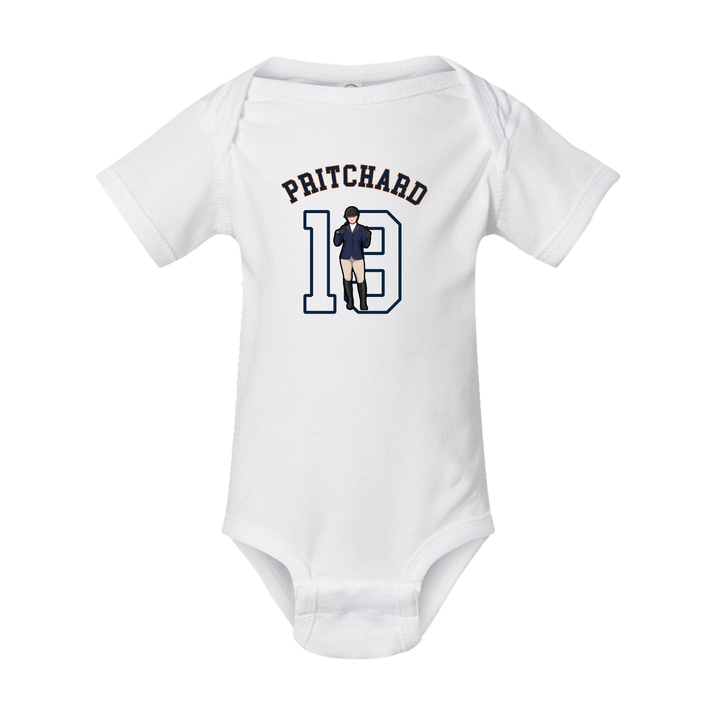 Baby Onesie — Shirsey Arch in White