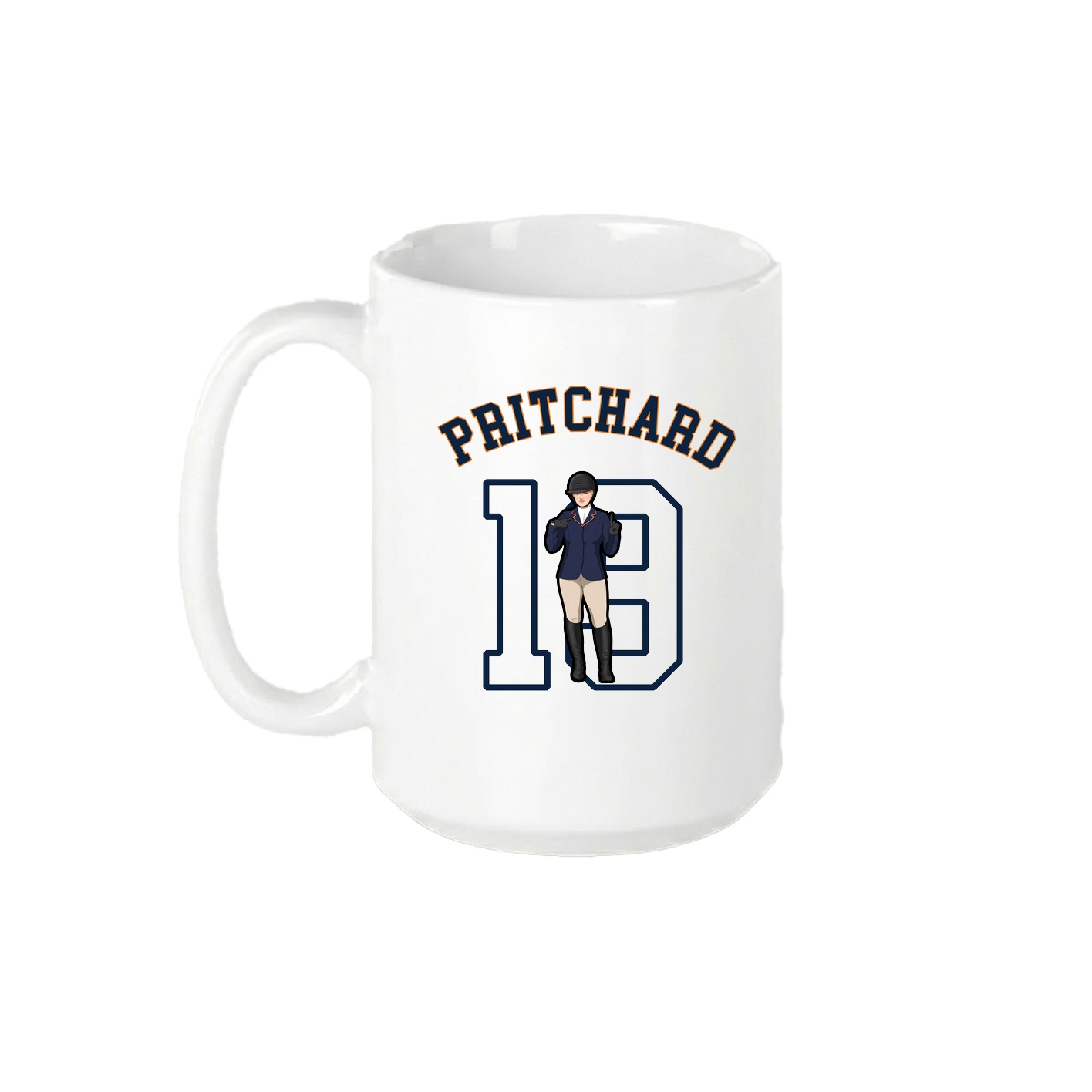 15oz Coffee Mug — Shirsey Arch in White