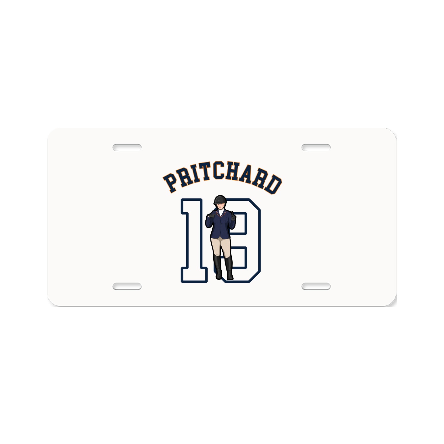 License Plate — Shirsey Arch in Classic