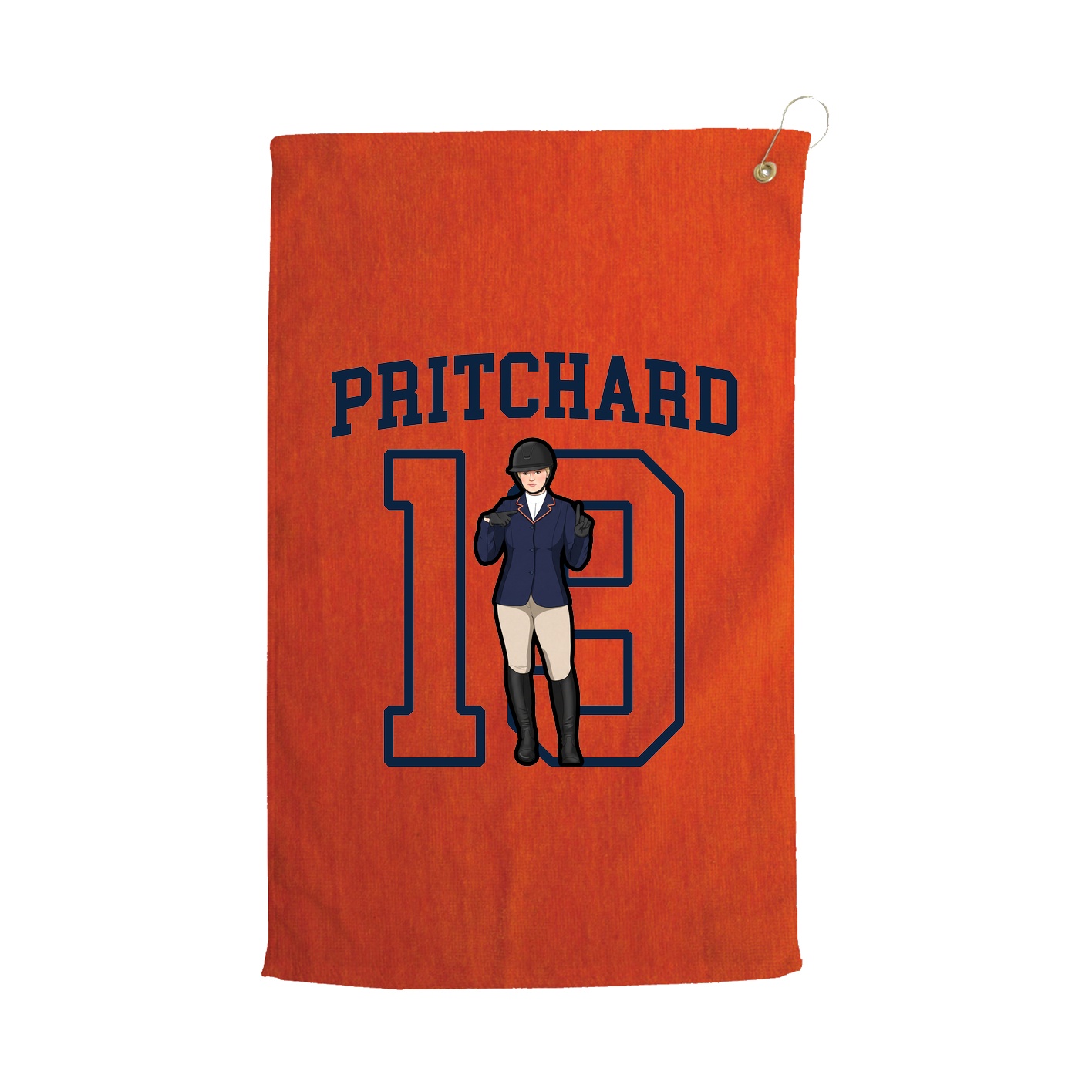 Golf Towel — Shirsey in Orange