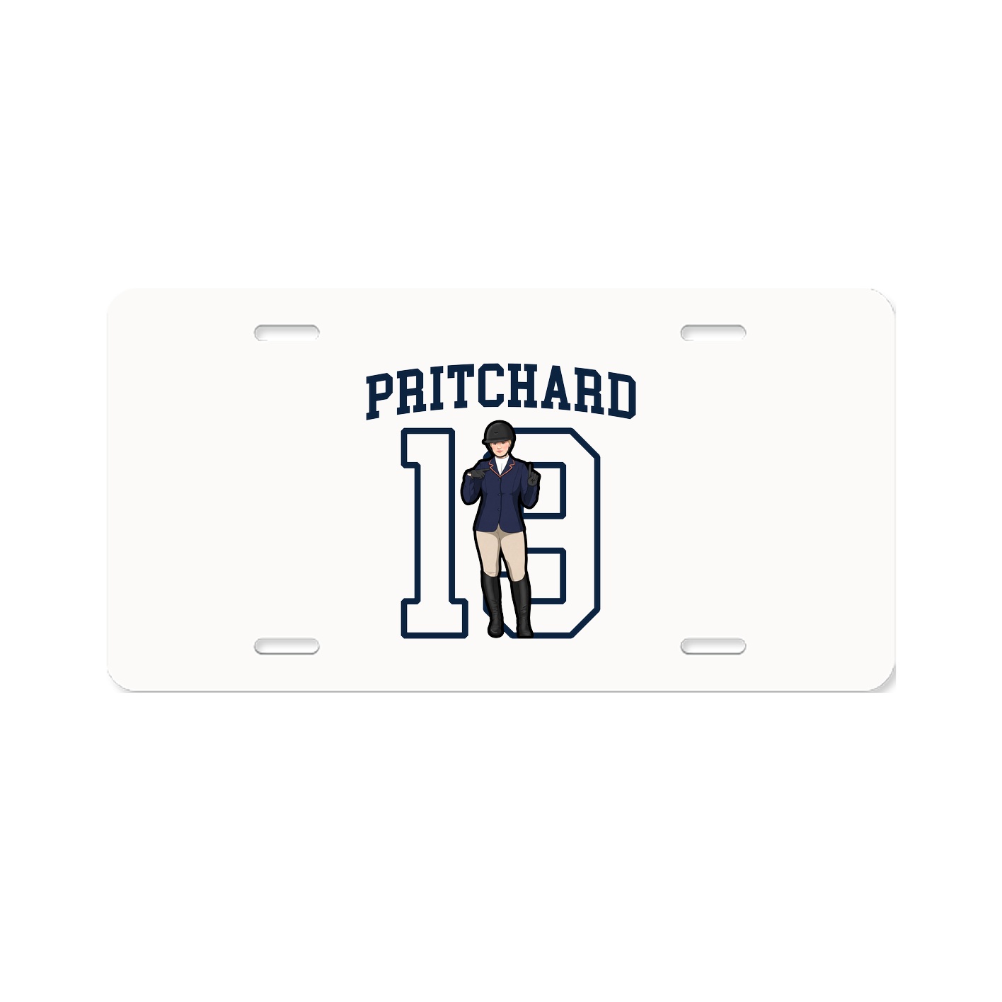 License Plate — Shirsey in Classic