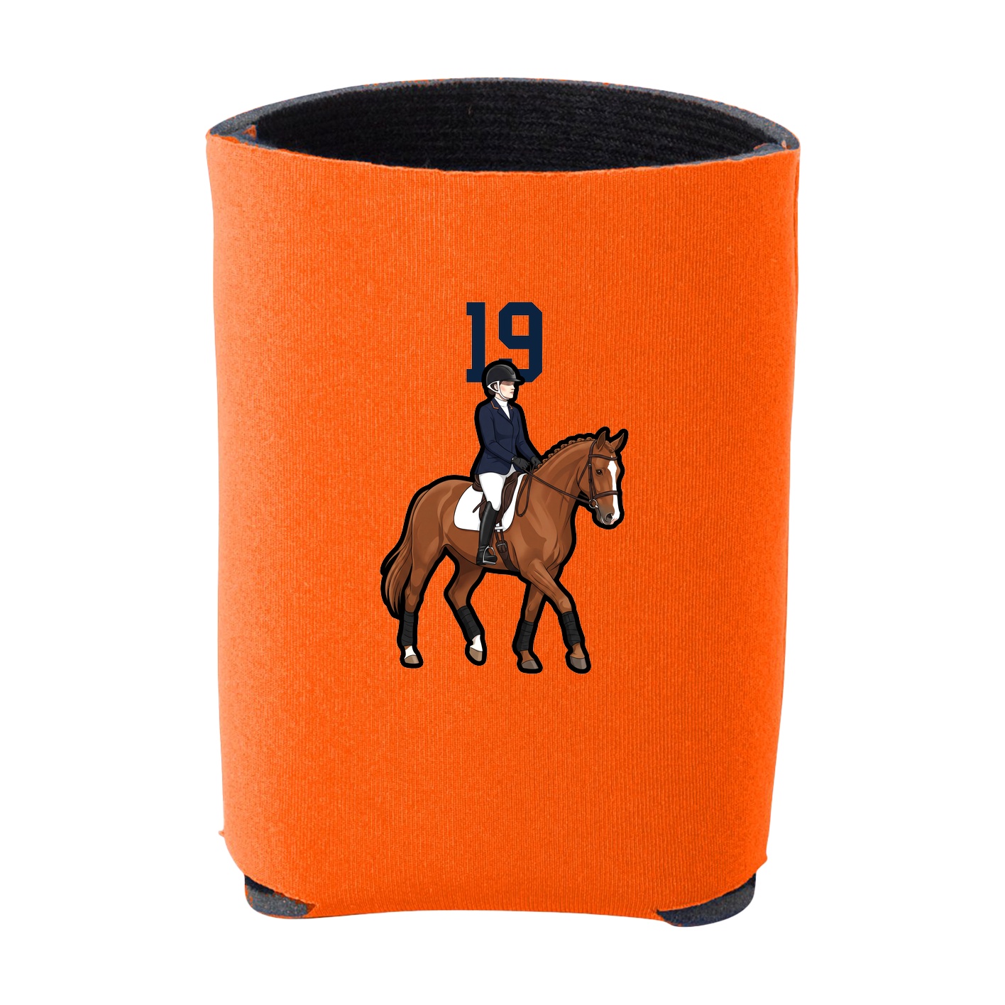 Can Holder — Number Top in Orange