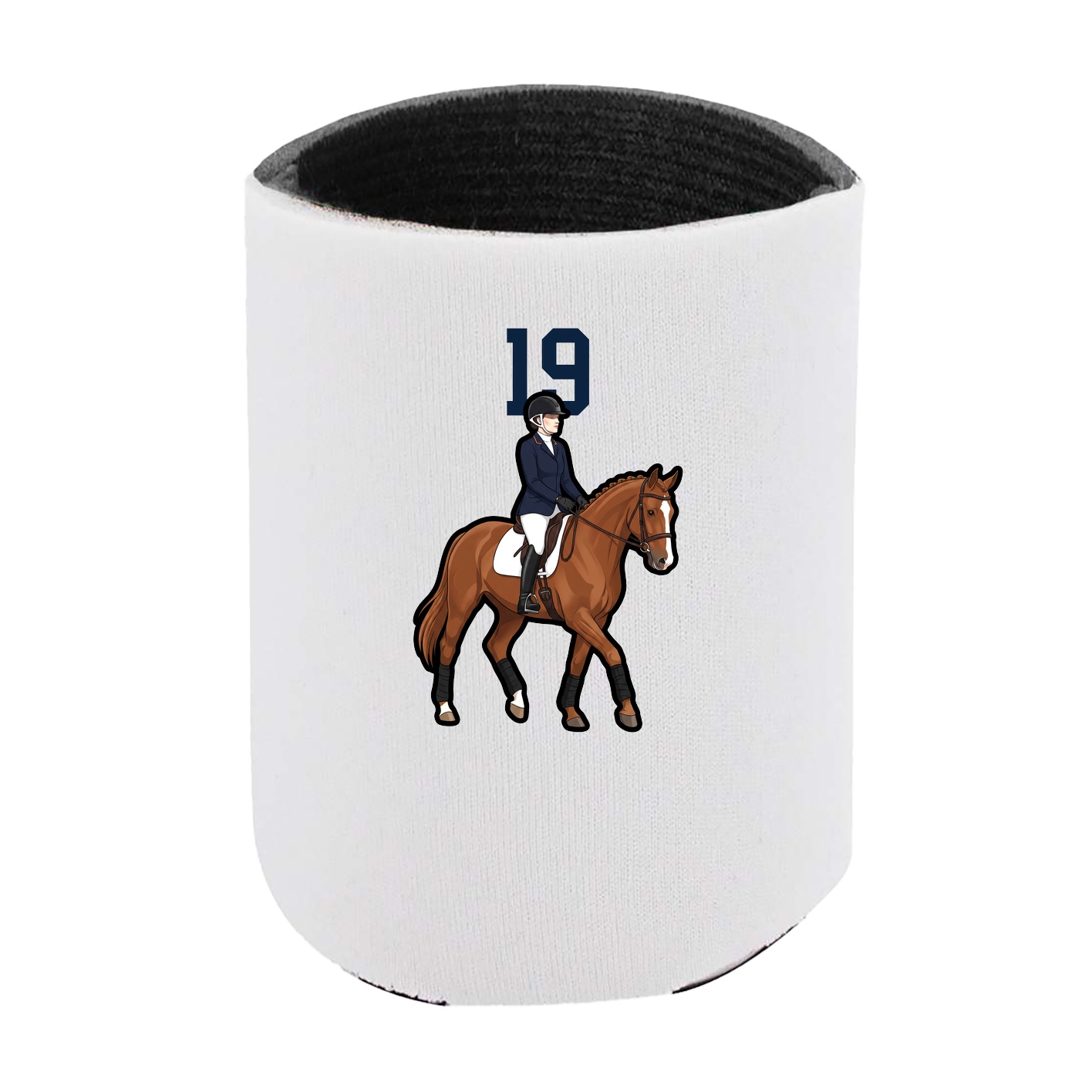 Can Holder — Number Top in White