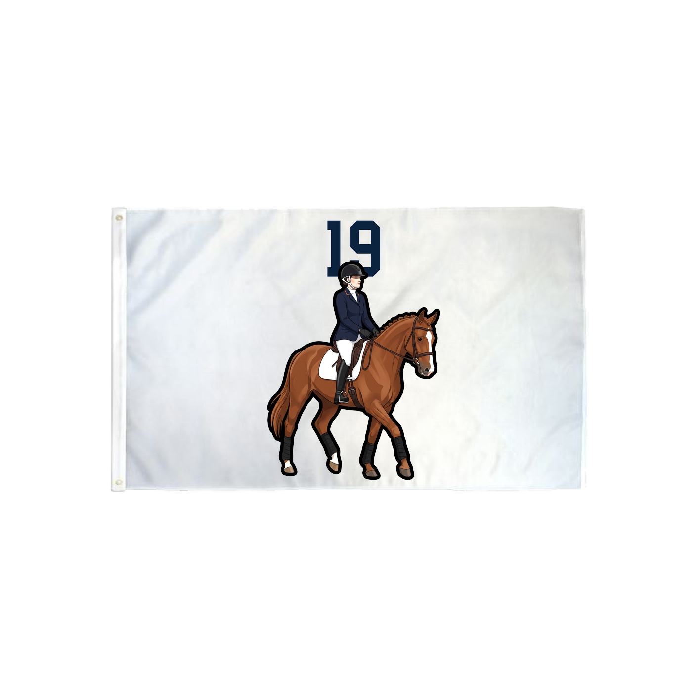 3x5 Flag — Number Top in Classic