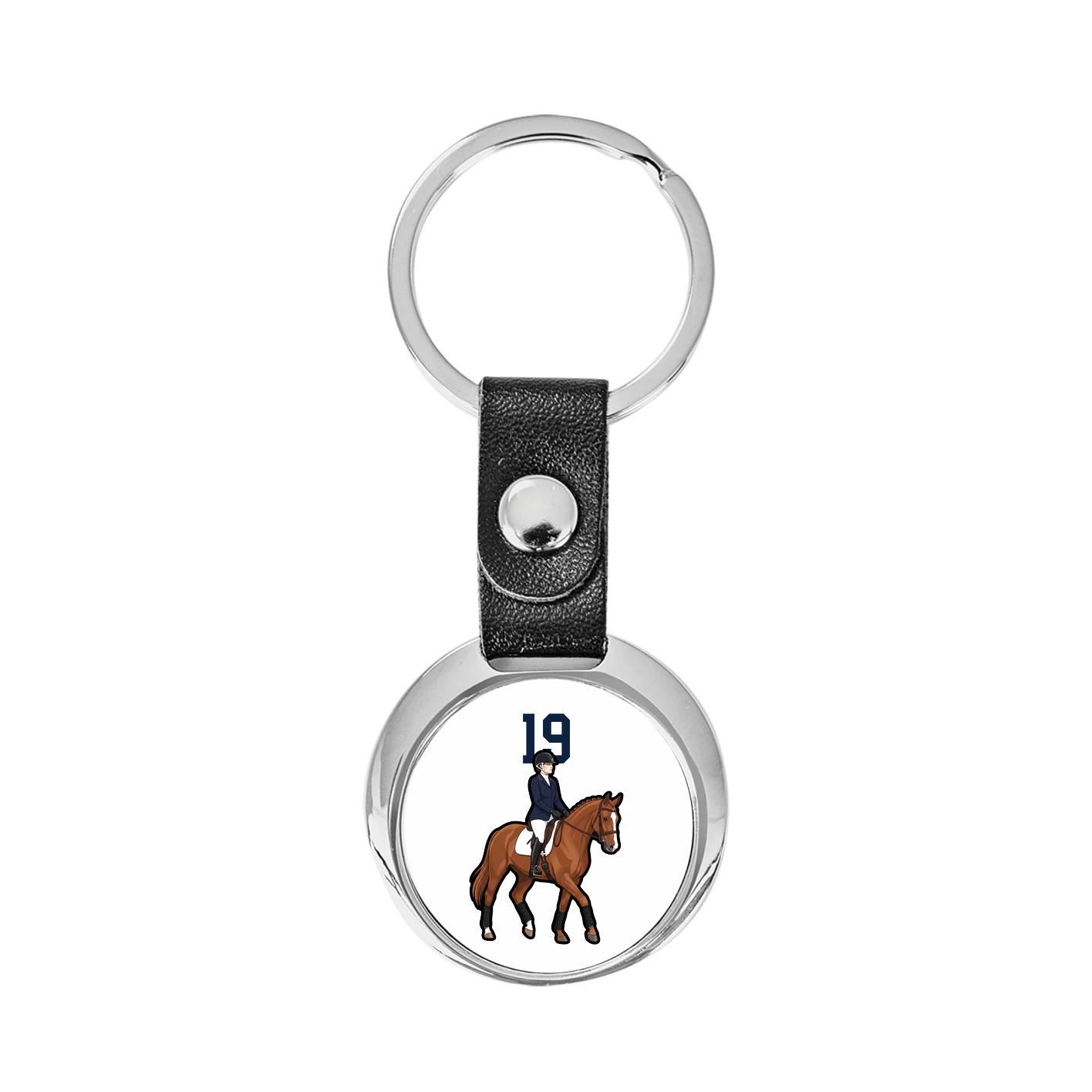 Key Chain — Number Top in Classic