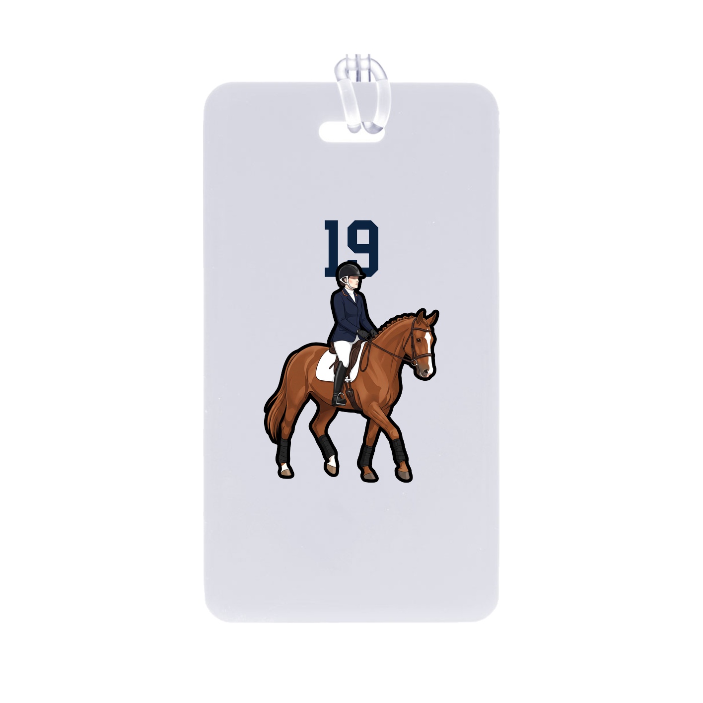 Bag Tag — Number Top in Classic