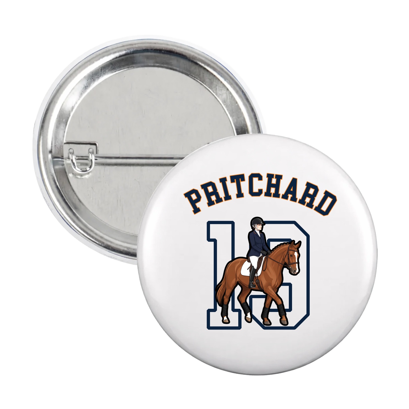 Game Day Button — Shirsey Arch in White