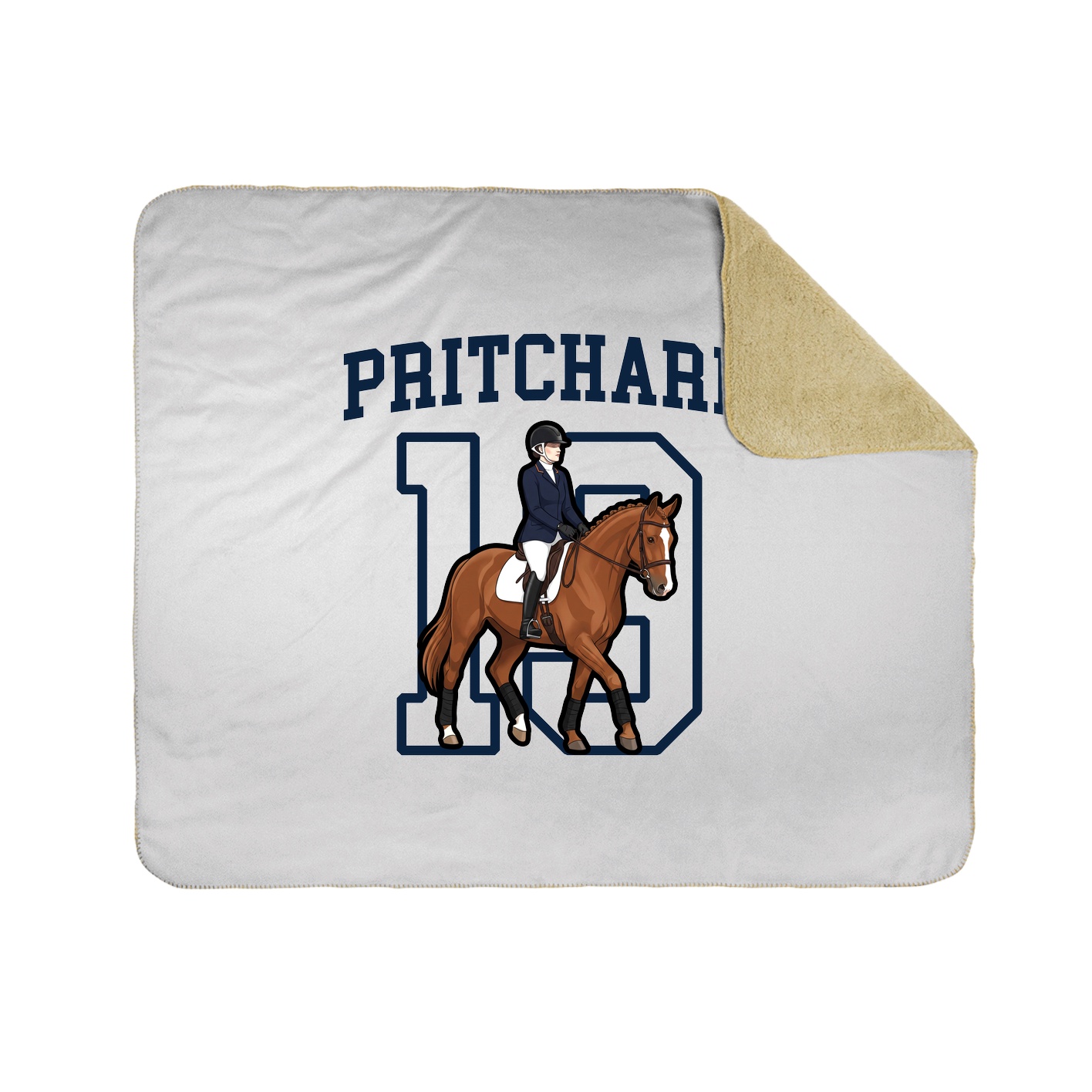 50x60 Sherpa Lined Throw Blanket