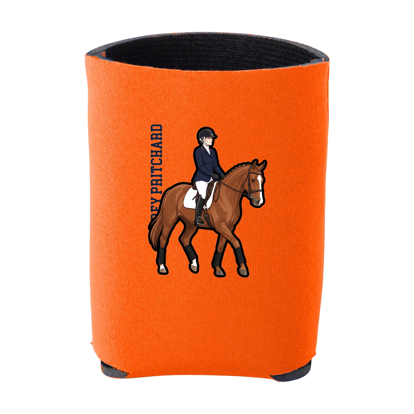 Can Holder — Name Vertical in Orange