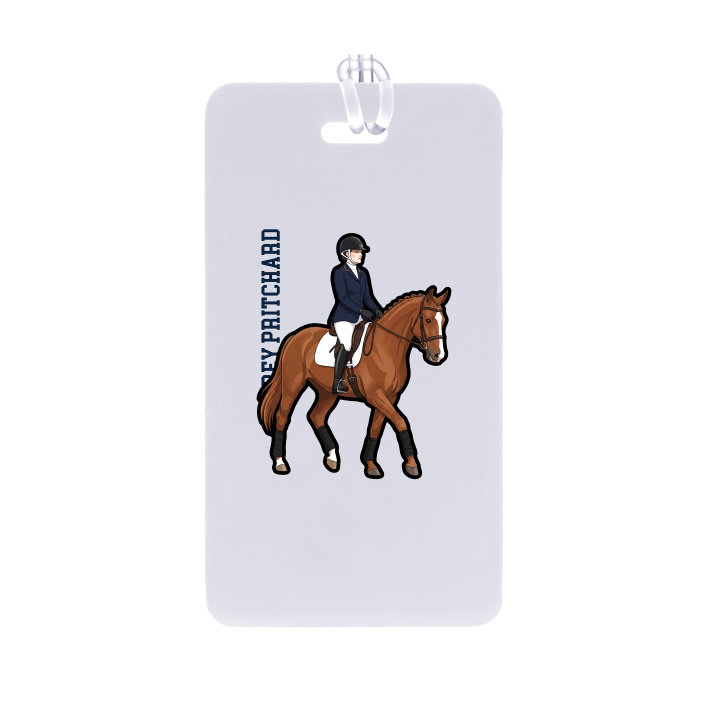 Bag Tag — Name Vertical in Classic