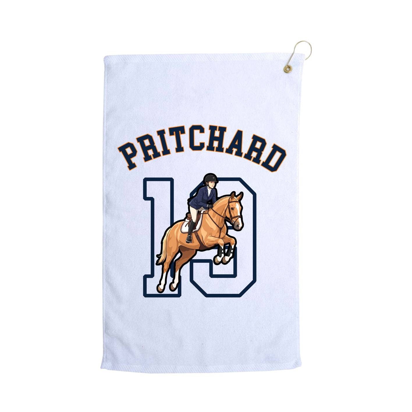 Golf Towel — Shirsey Arch in White