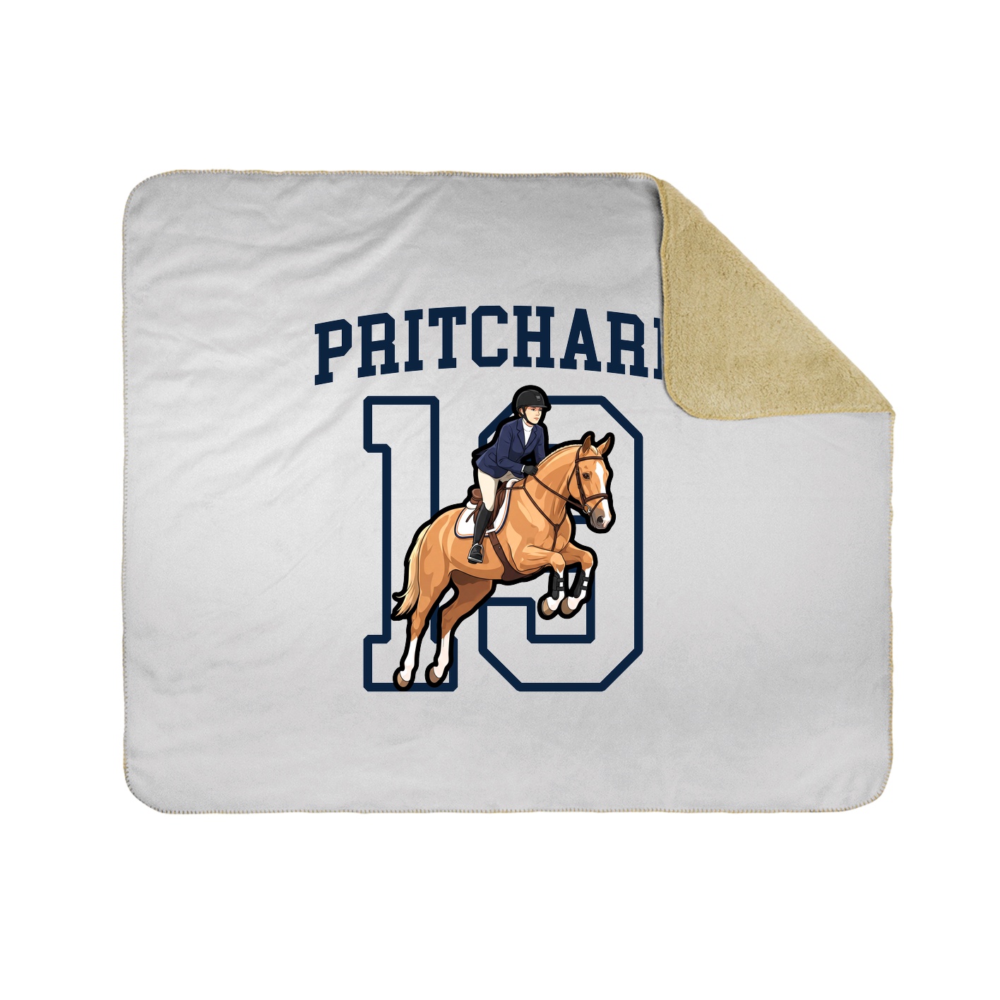 Throw Blanket — Shirsey in White