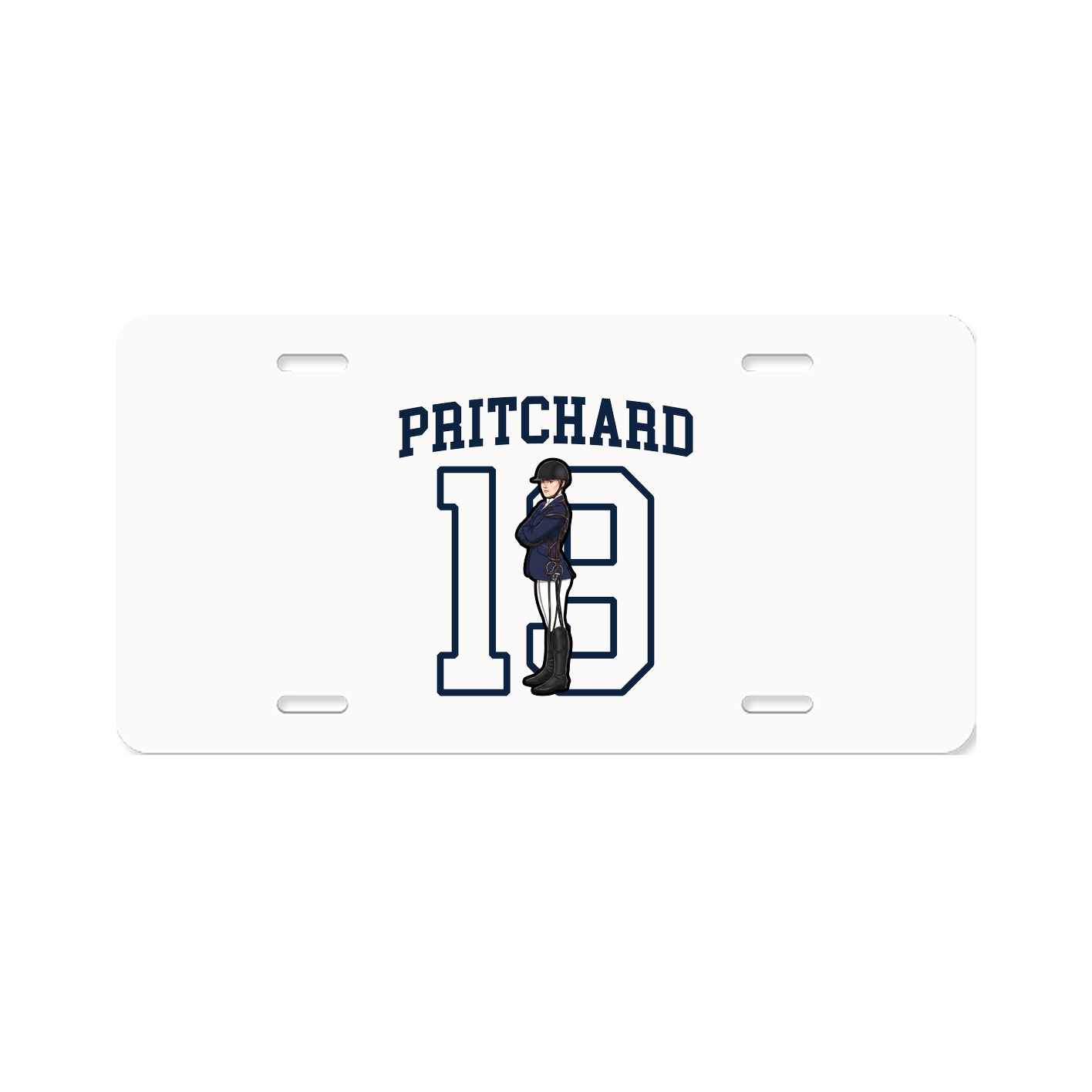 License Plate — Shirsey in Classic
