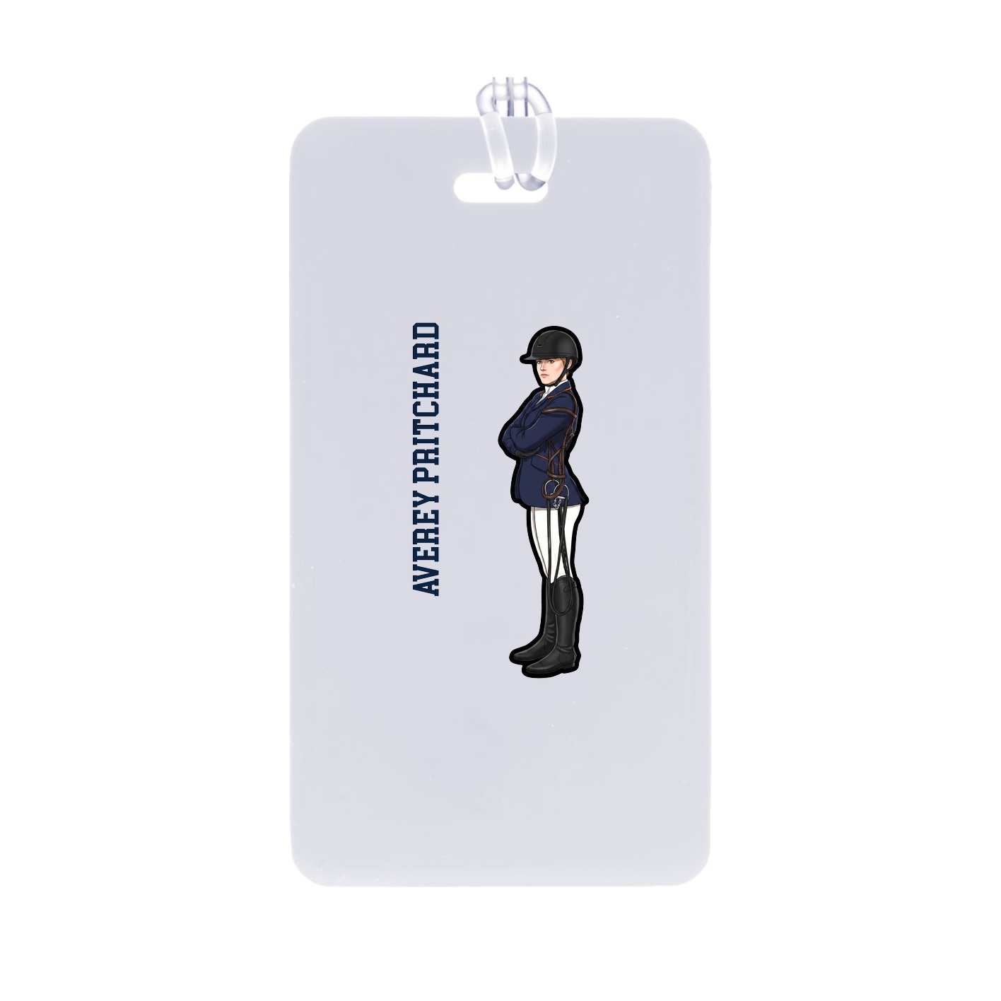 Bag Tag — Name Vertical in Classic