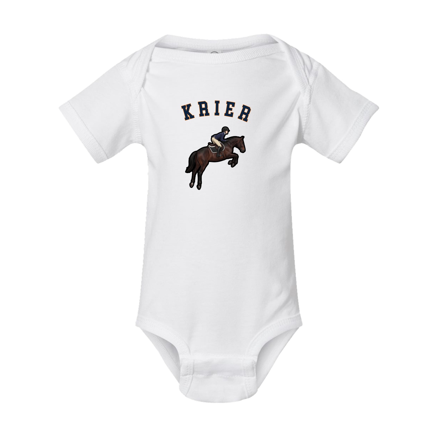 Baby Onesie — Shirsey Arch in White