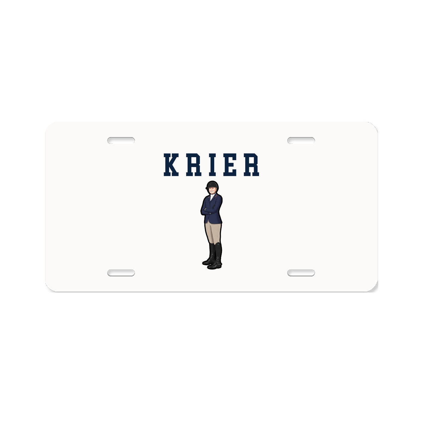 License Plate — Shirsey in Classic