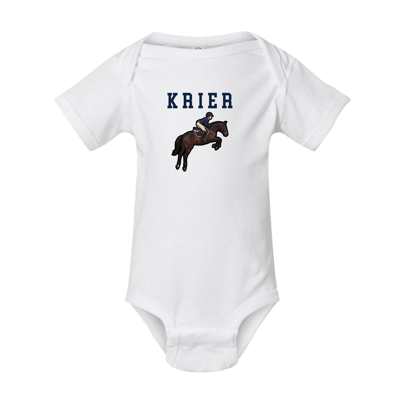 Baby Onesie — Shirsey in White