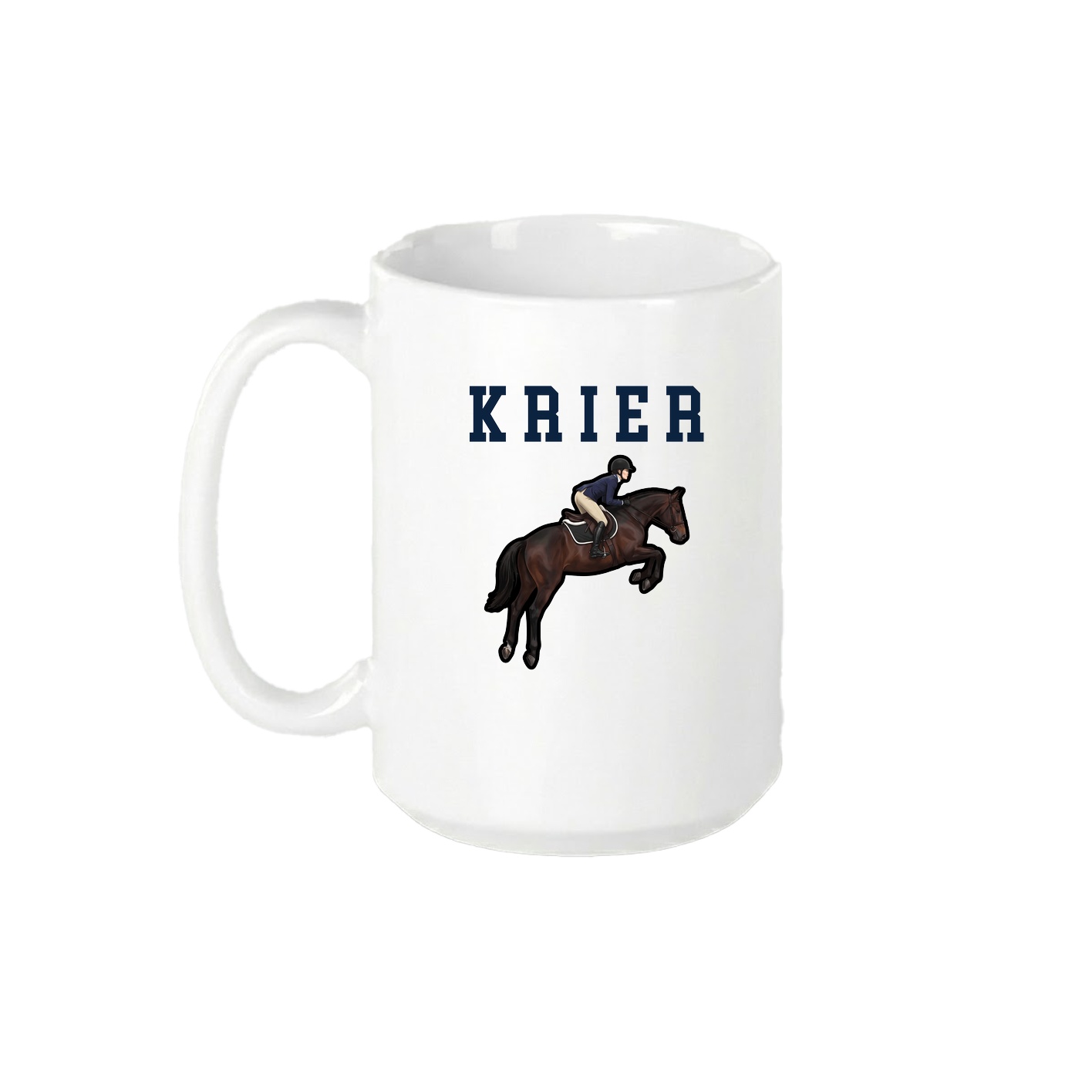 15oz Coffee Mug — Shirsey in White