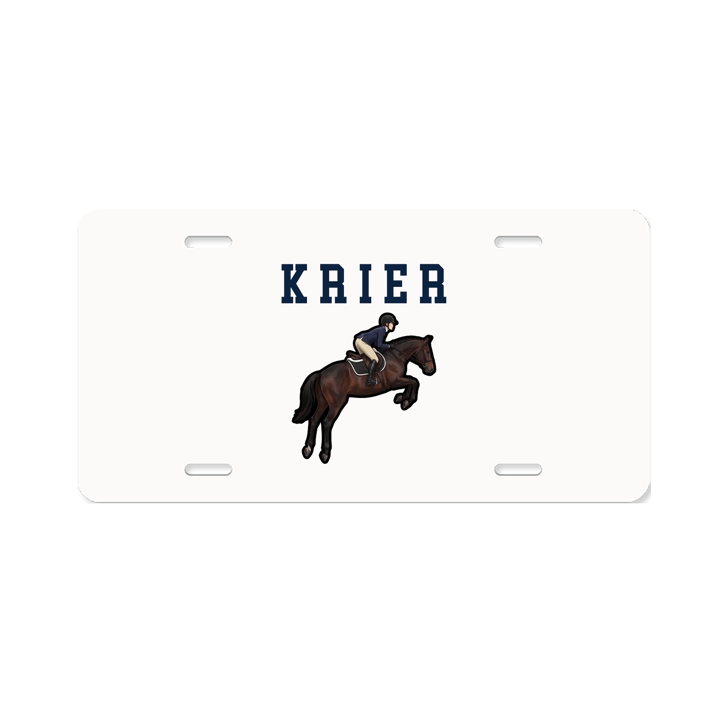 License Plate — Shirsey in Classic