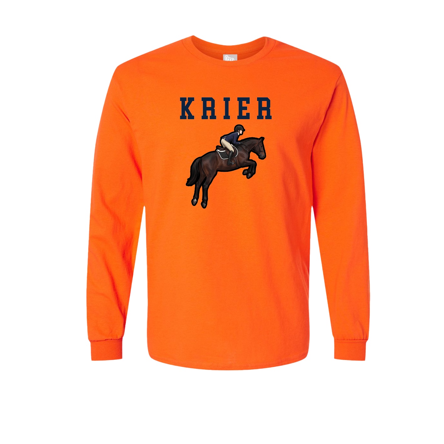 Long Sleeve Tee — Shirsey in Orange