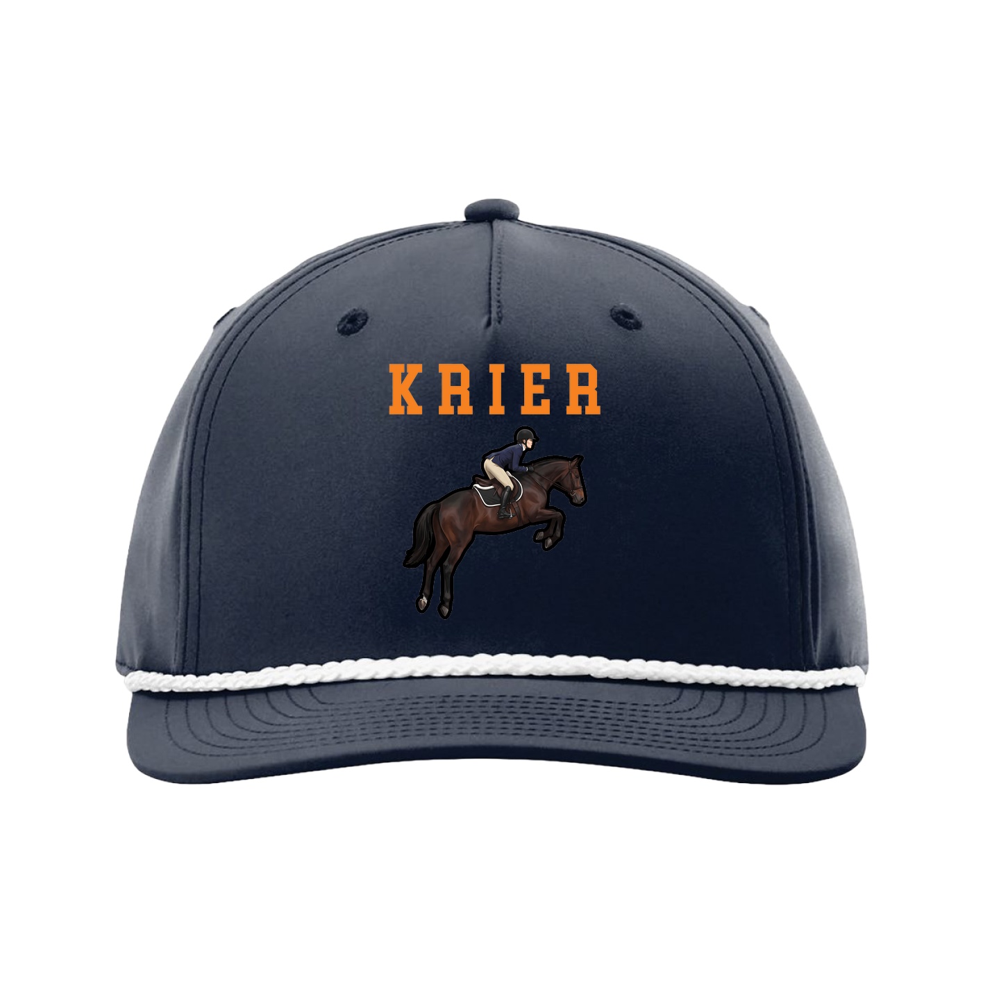 Five-Panel Classic Rope Cap — Shirsey in Navy