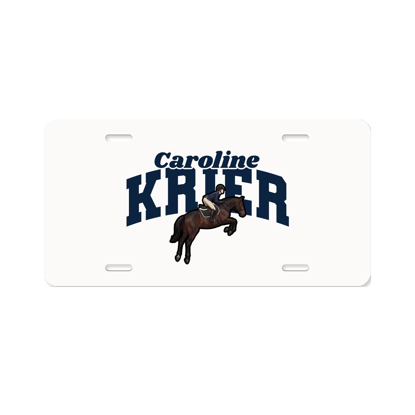 License Plate — Signature Arch in Classic