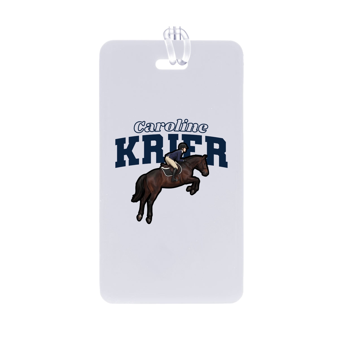 Bag Tag — Name Arch in Classic
