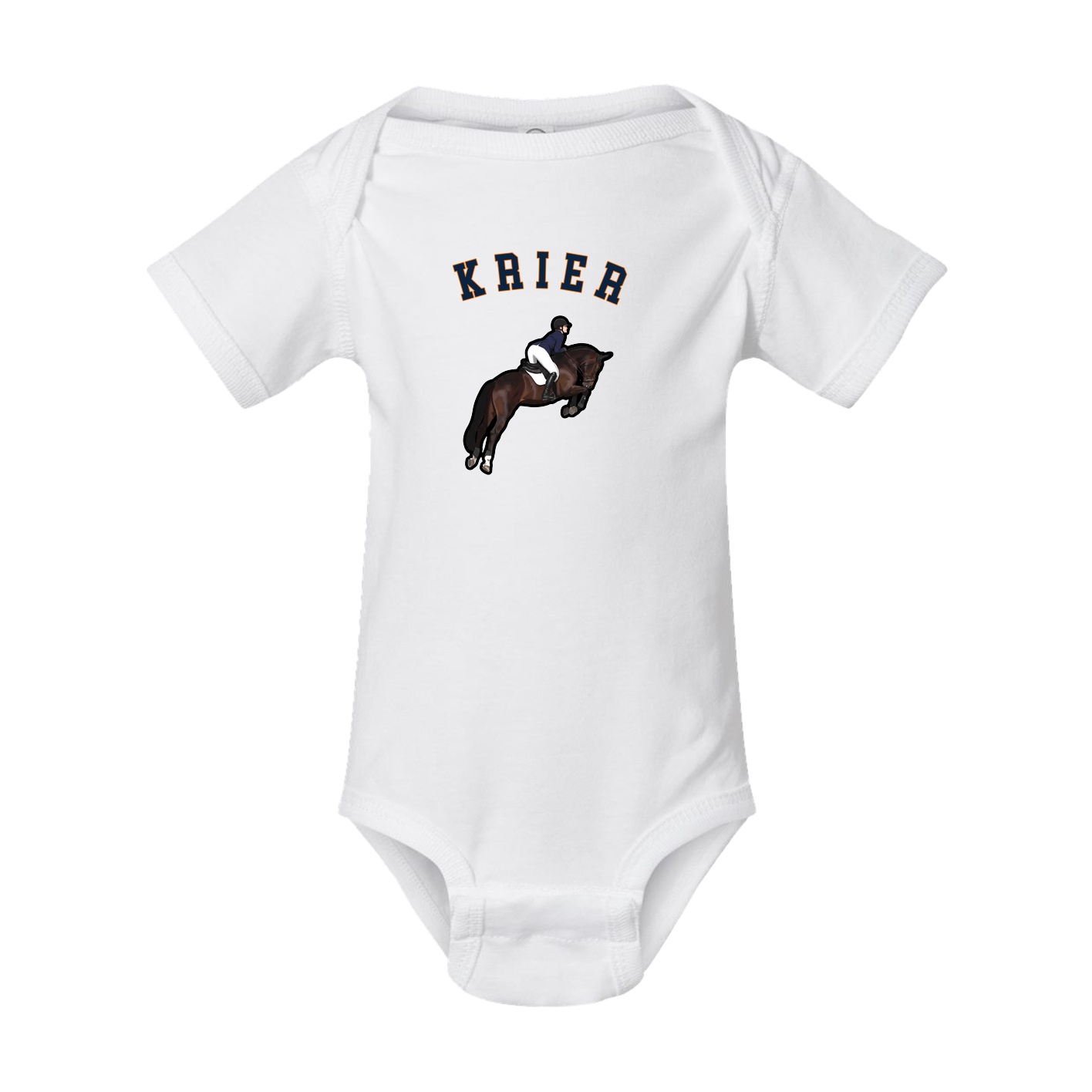 Baby Onesie — Shirsey Arch in White