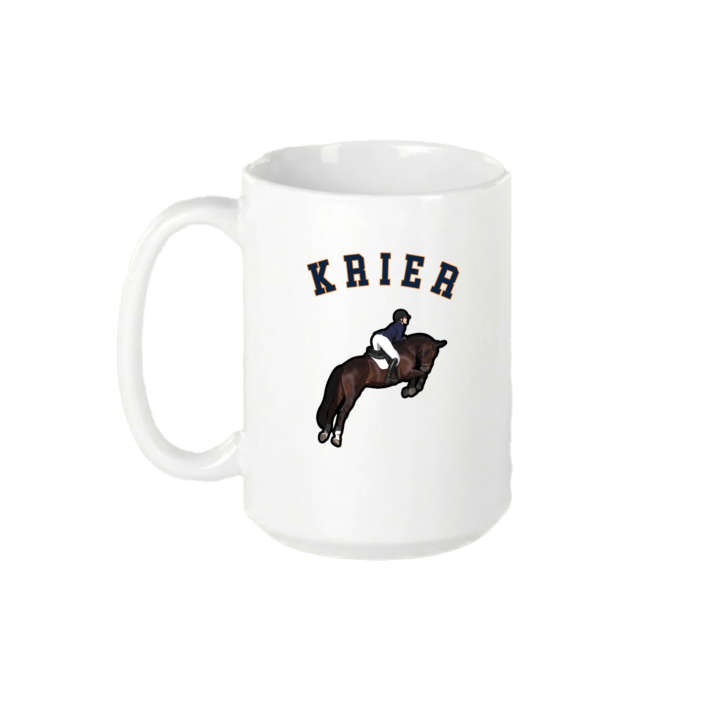 15oz Coffee Mug — Shirsey Arch in White