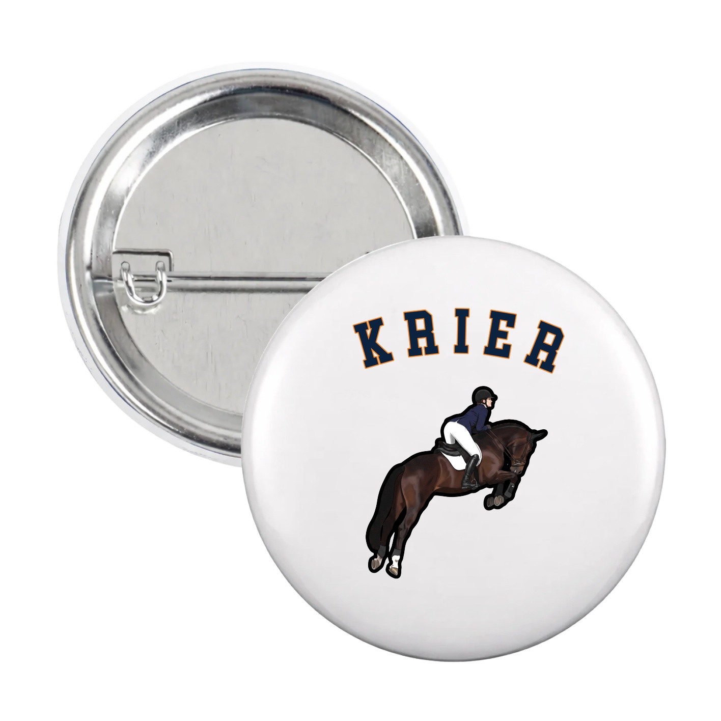 Game Day Button — Shirsey Arch in White