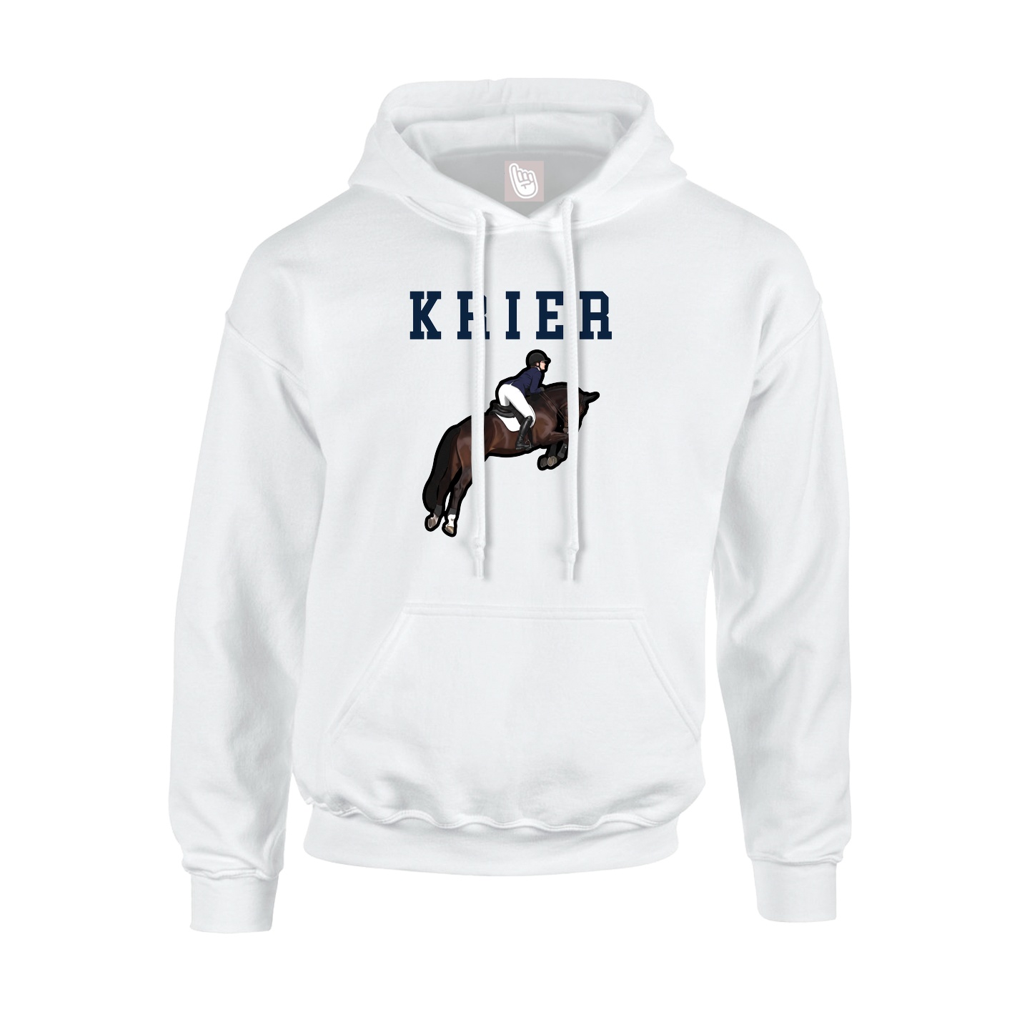 Youth Hoodie — Shirsey in White