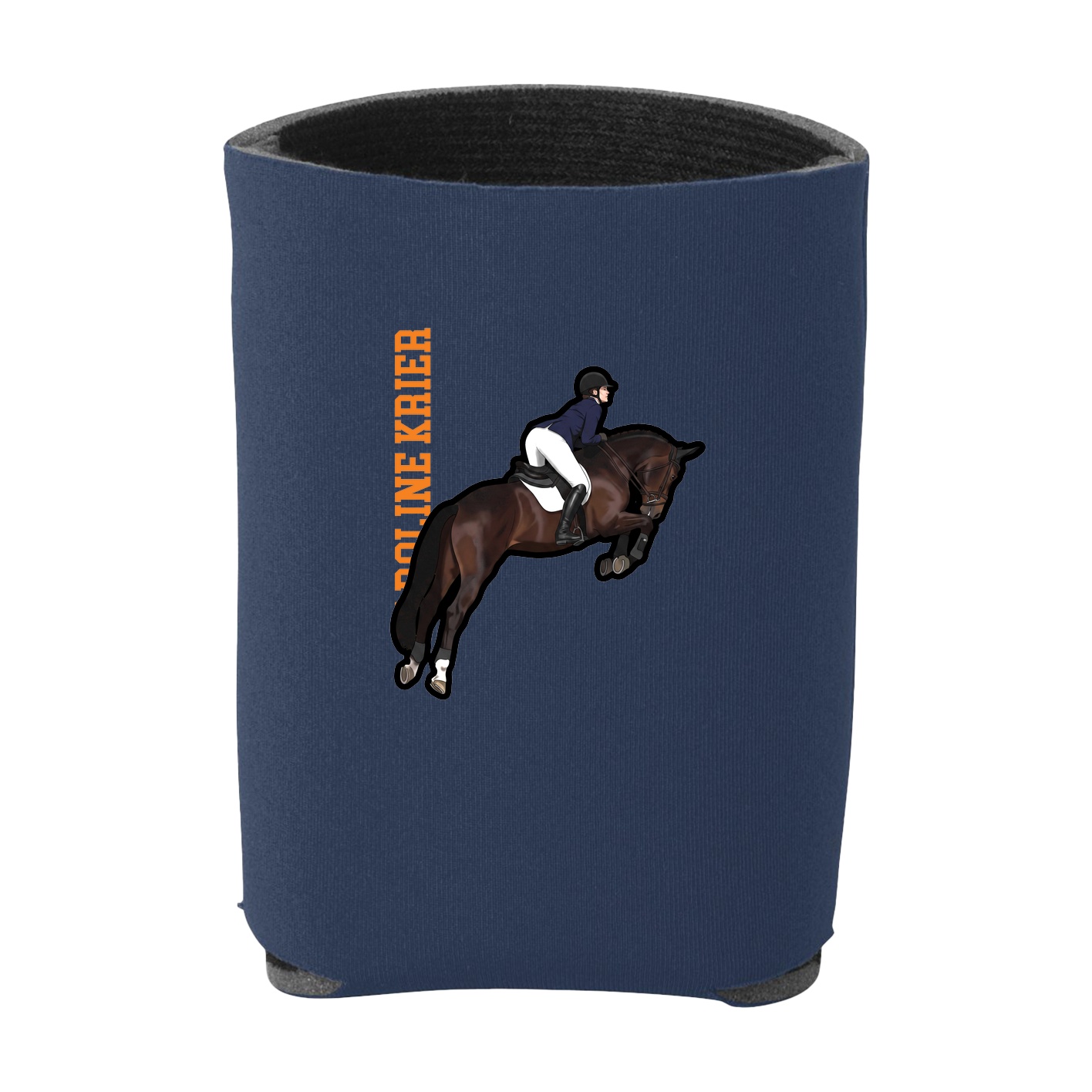 Can Holder — Name Vertical in Navy