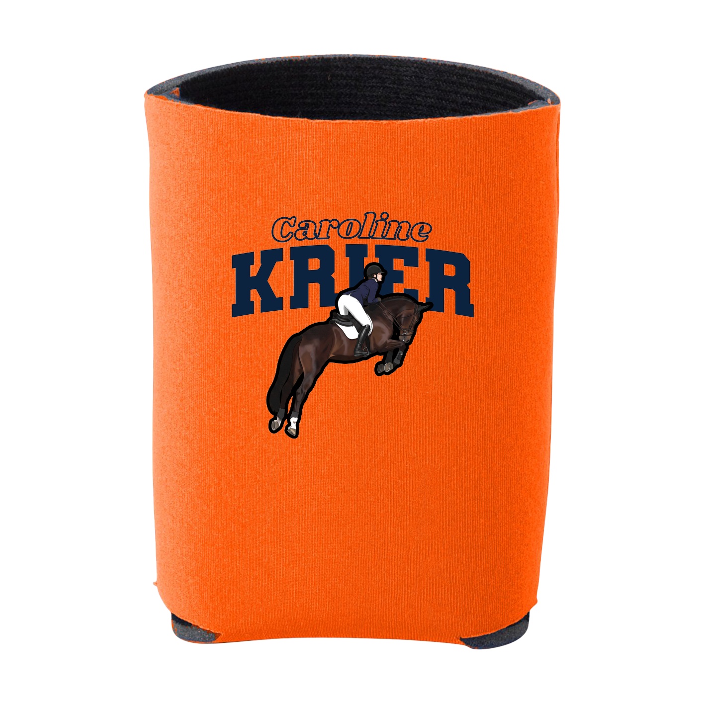 Can Holder — Name Arch in Orange
