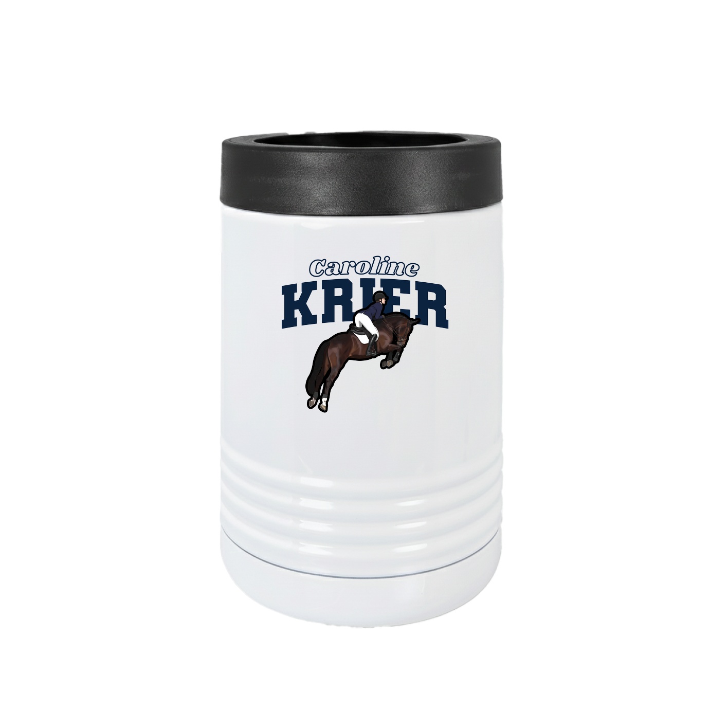 Beverage Holder — Name Arch in White